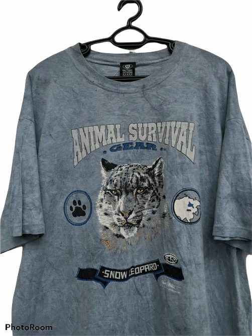 Vintage 💥RARE TRUE VINTAGE 90s ANIMAL SURVIVAL GEAR SNOW LEOPARD Size US L / EU 52-54 / 3 - 2 Thumbnail