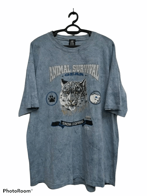 Vintage 💥RARE TRUE VINTAGE 90s ANIMAL SURVIVAL GEAR SNOW LEOPARD Size US L / EU 52-54 / 3 - 1 Thumbnail