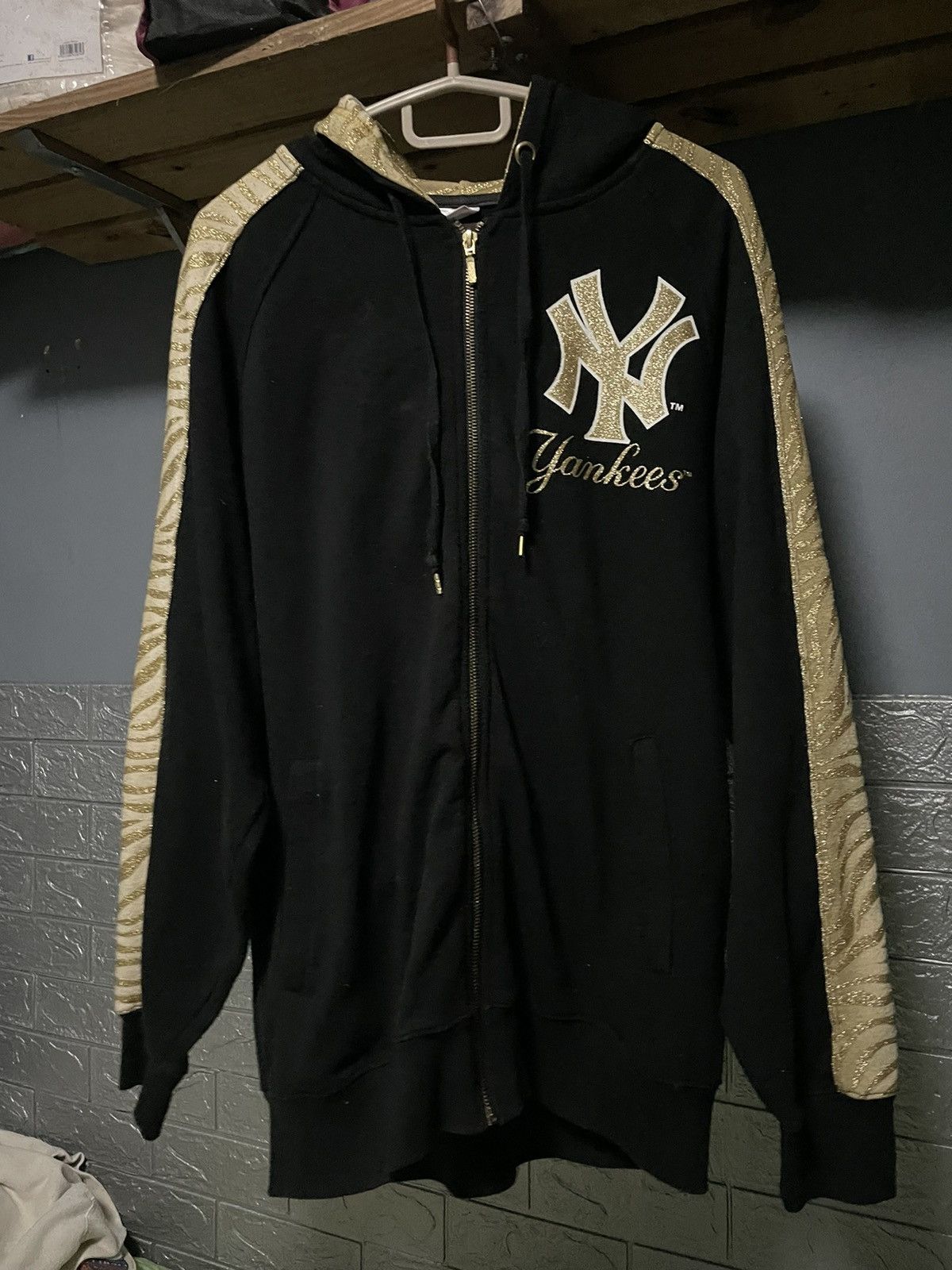 ⚾️Y2K MLB NY Yankees Golden Glitters Hoodie