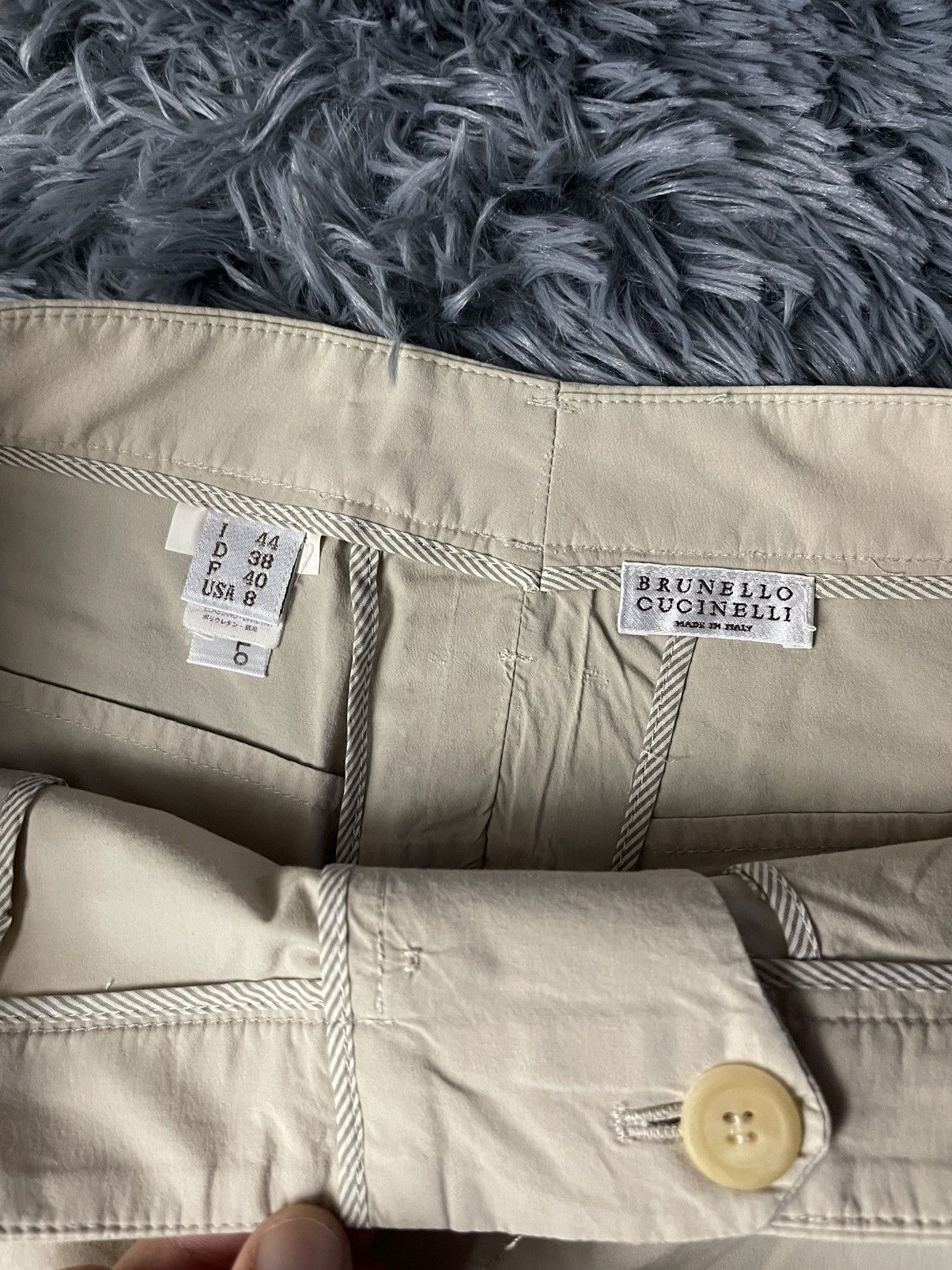 Brunello Cucinelli × Designer Brunello Cucinelli beige pants Size 30" / US 8 / IT 44 - 5 Thumbnail