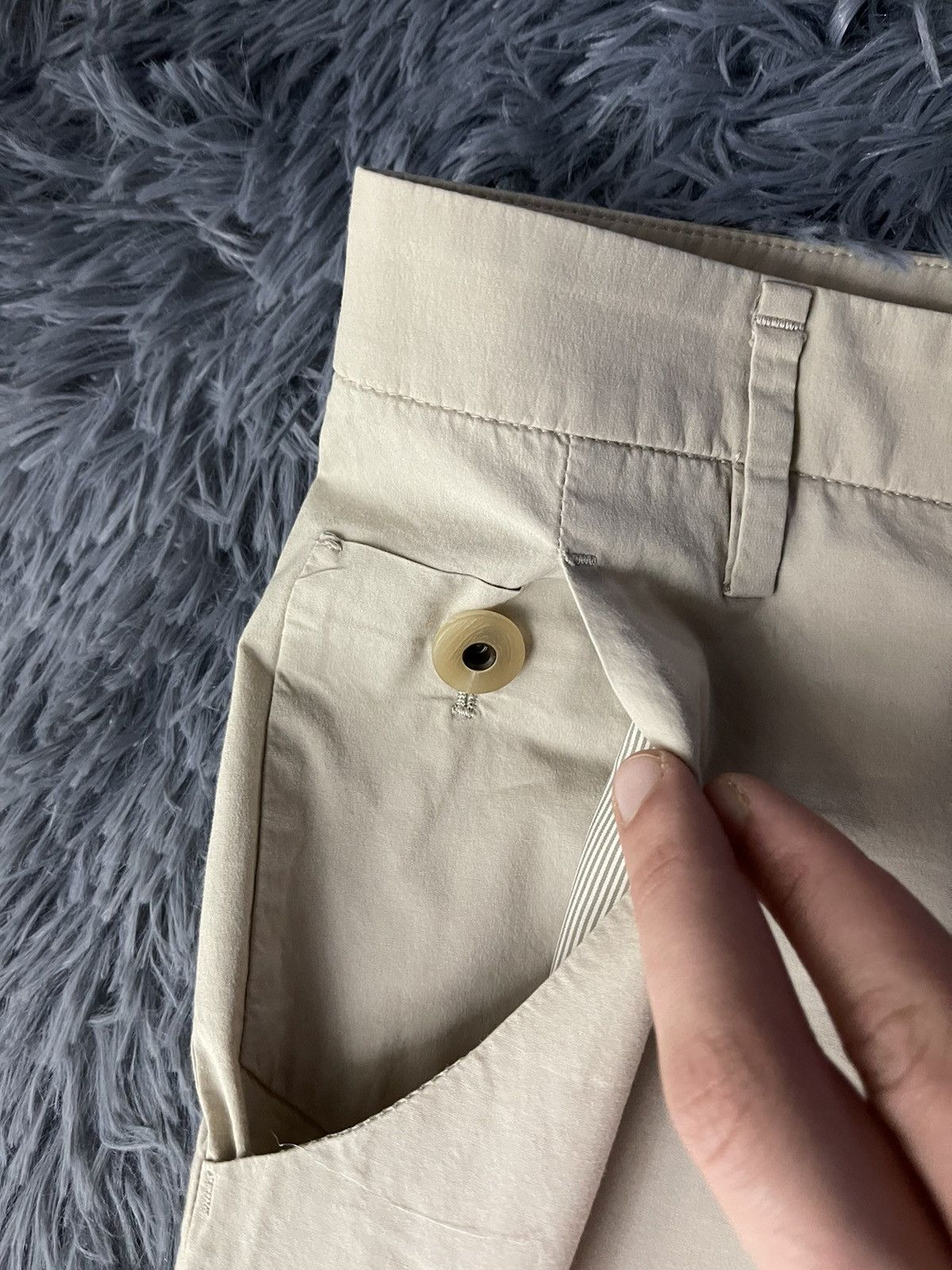 Brunello Cucinelli × Designer Brunello Cucinelli beige pants Size 30" / US 8 / IT 44 - 4 Thumbnail