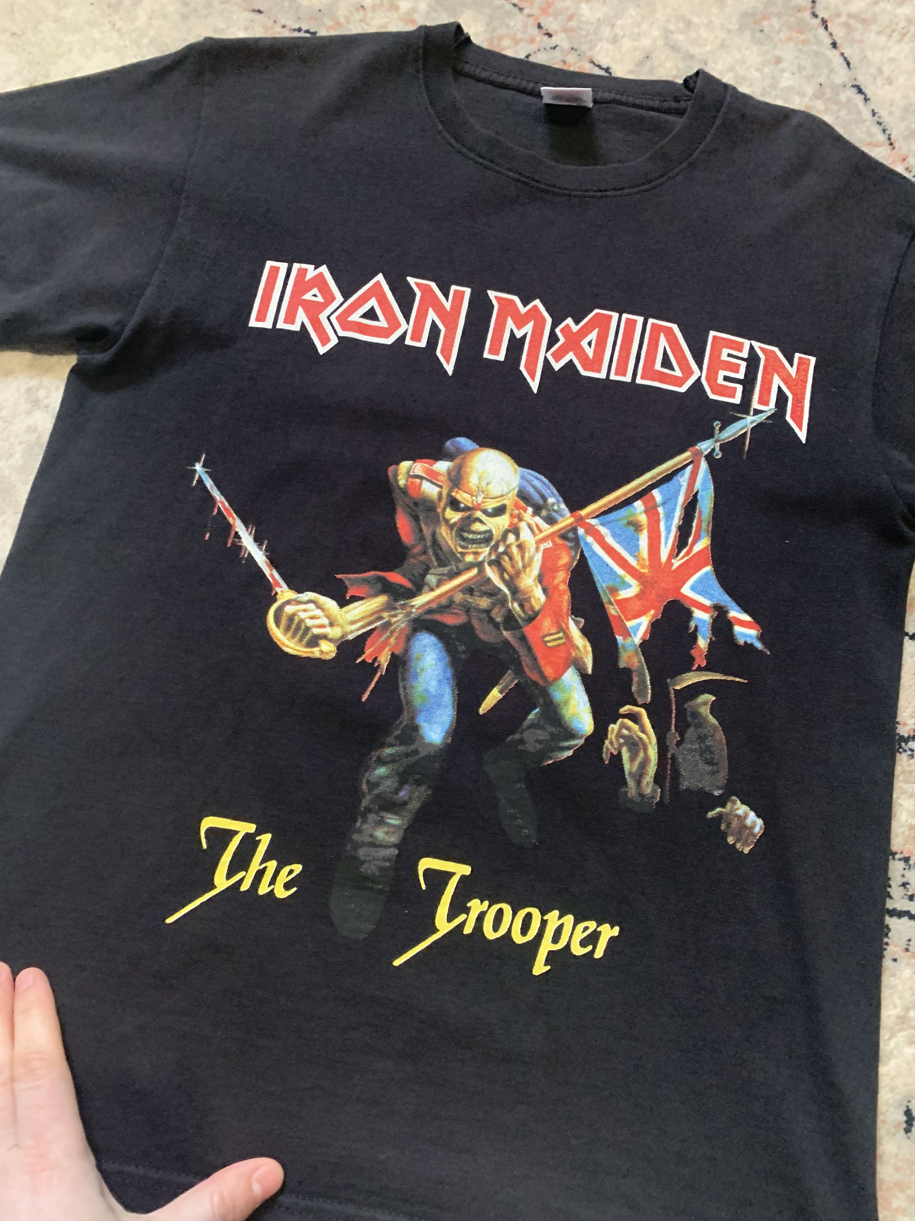 Vintage Iron Maiden The Trooper Vintage T-Shirt Size US M / EU 48-50 / 2 - 2 Thumbnail