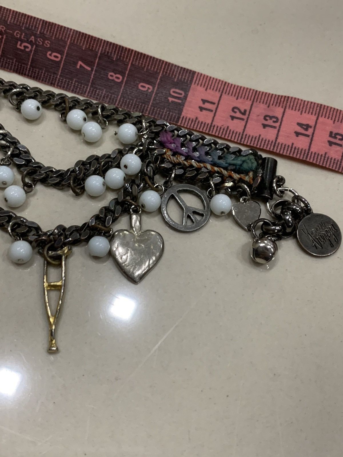 VTG VENESSA ARIZAGA METAL CHAIN GYPSY BRACELET