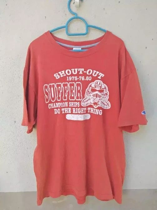 Champion 🔥 SUFFER ROBOT CHAMPION PARODY TEE Size US L / EU 52-54 / 3 - 1 Thumbnail