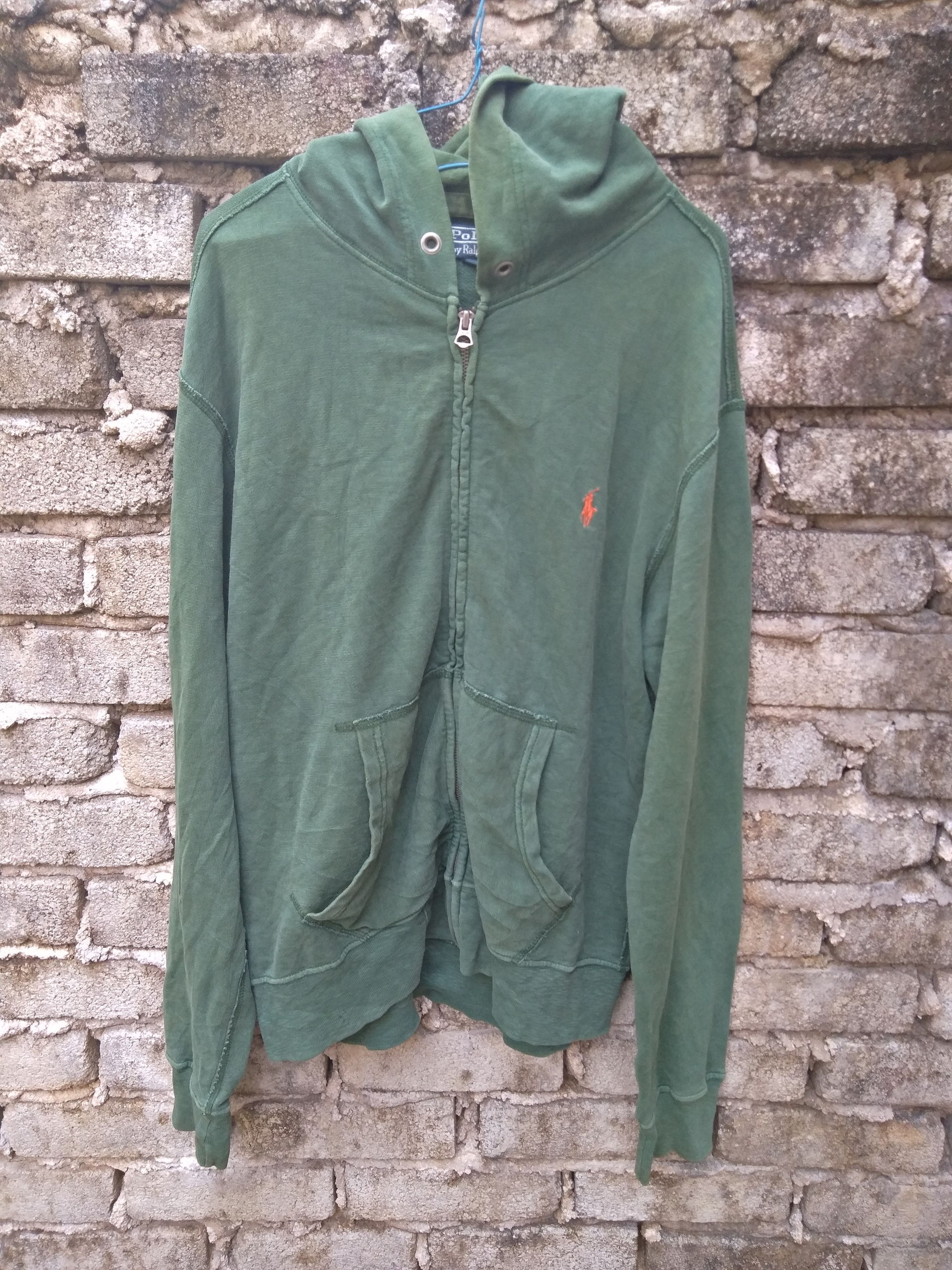 Polo Ralph Lauren 🔥 90s Polo Ralph Lauren Small Pony Hooded Size US L / EU 52-54 / 3 - 4 Thumbnail
