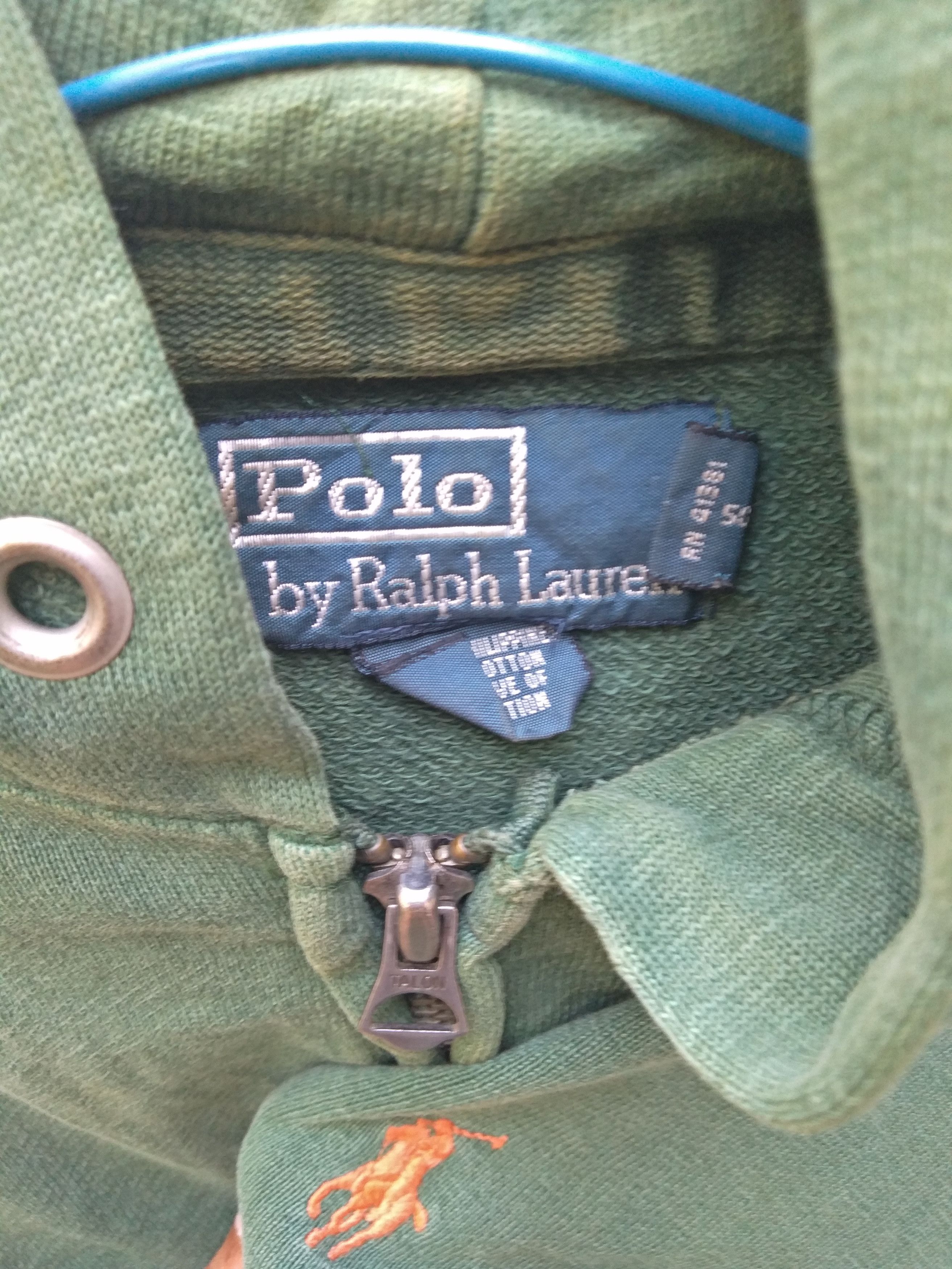 Polo Ralph Lauren 🔥 90s Polo Ralph Lauren Small Pony Hooded Size US L / EU 52-54 / 3 - 3 Thumbnail
