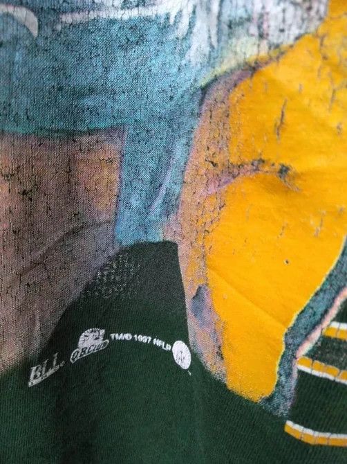 NFL 🔥 90s Sunfaded USA nice colorway GREEN BAY PACKERS Size US L / EU 52-54 / 3 - 6 Thumbnail