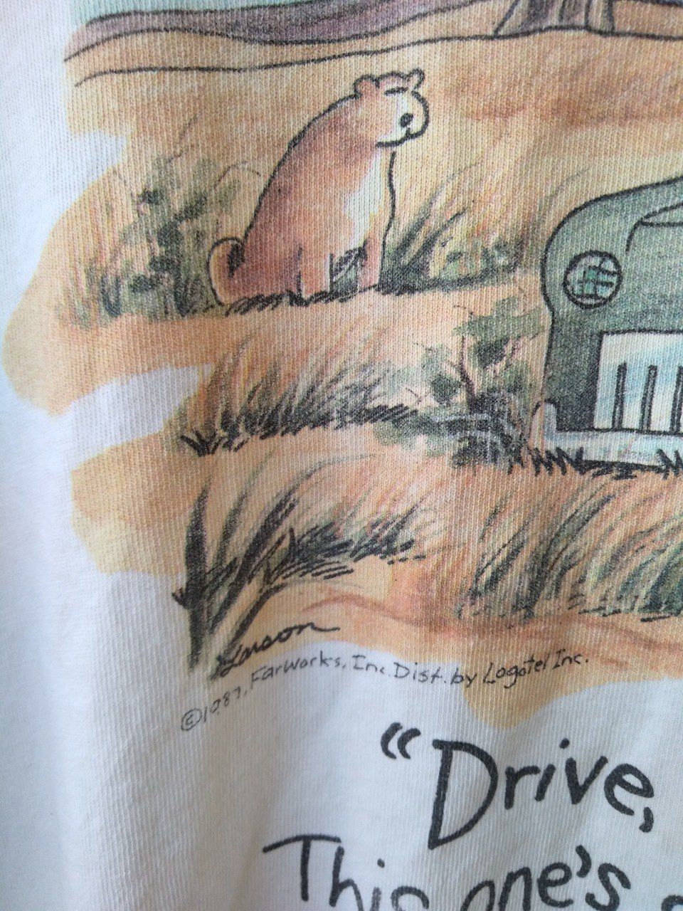 Vintage 💥💥💥TRUE VINTAGE 90s DRIVE GEORGE DRIVE SOUVENIRS TEE Size US L / EU 52-54 / 3 - 3 Thumbnail