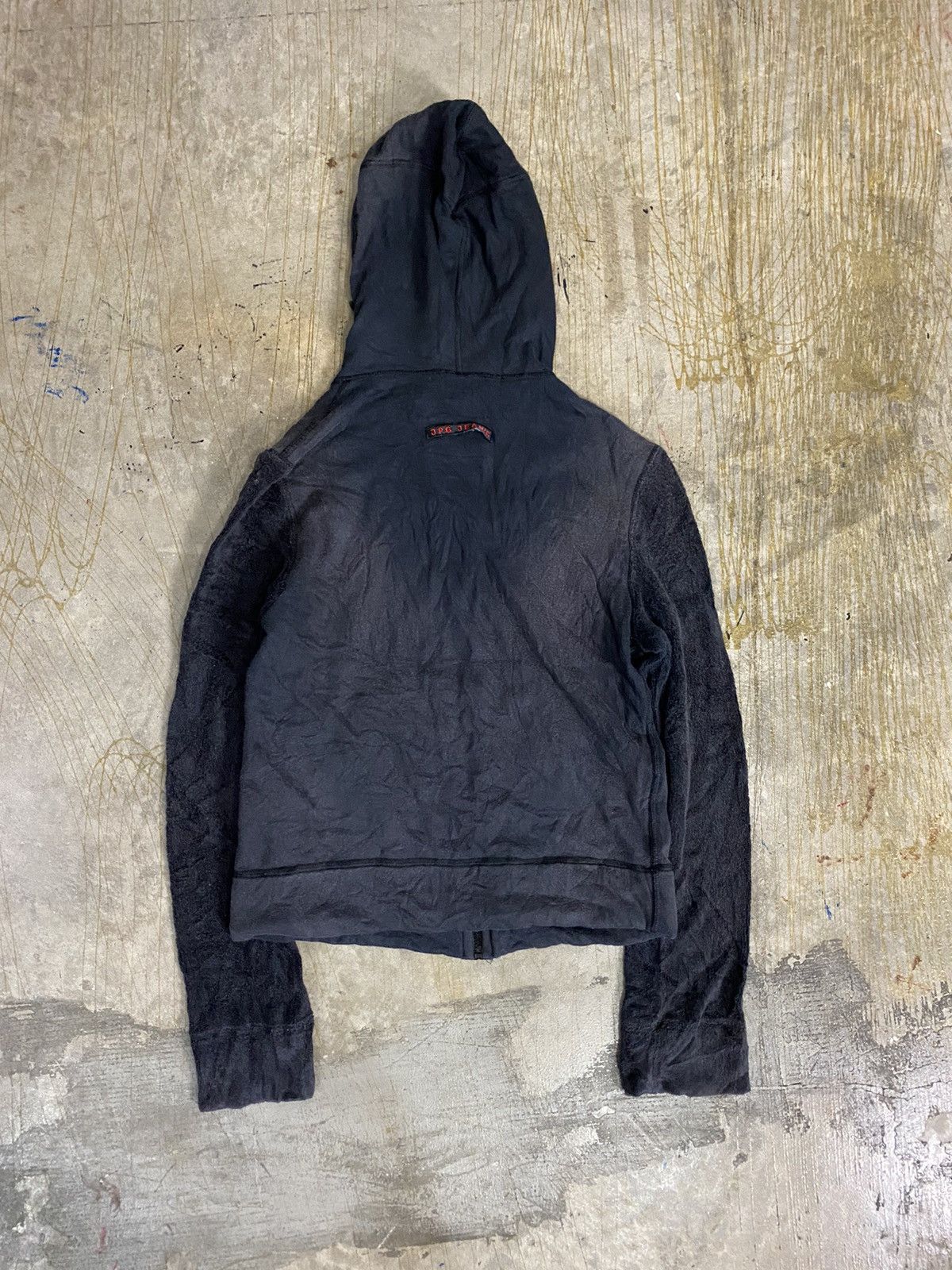 Jean Paul Gaultier 90s JPG sleeve sweat towel cotton hybrid hoodie Size S / US 4 / IT 40 - 8 Thumbnail
