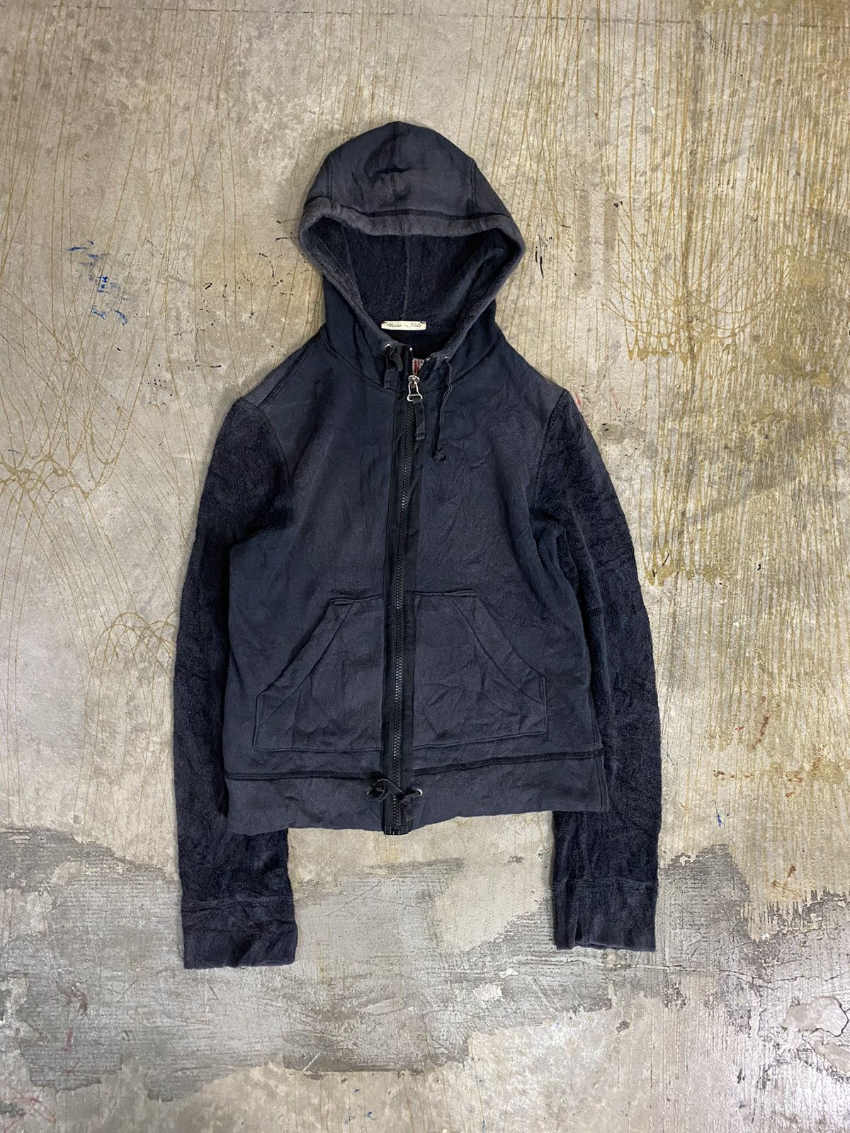 Jean Paul Gaultier 90s JPG sleeve sweat towel cotton hybrid hoodie Size S / US 4 / IT 40 - 2 Thumbnail