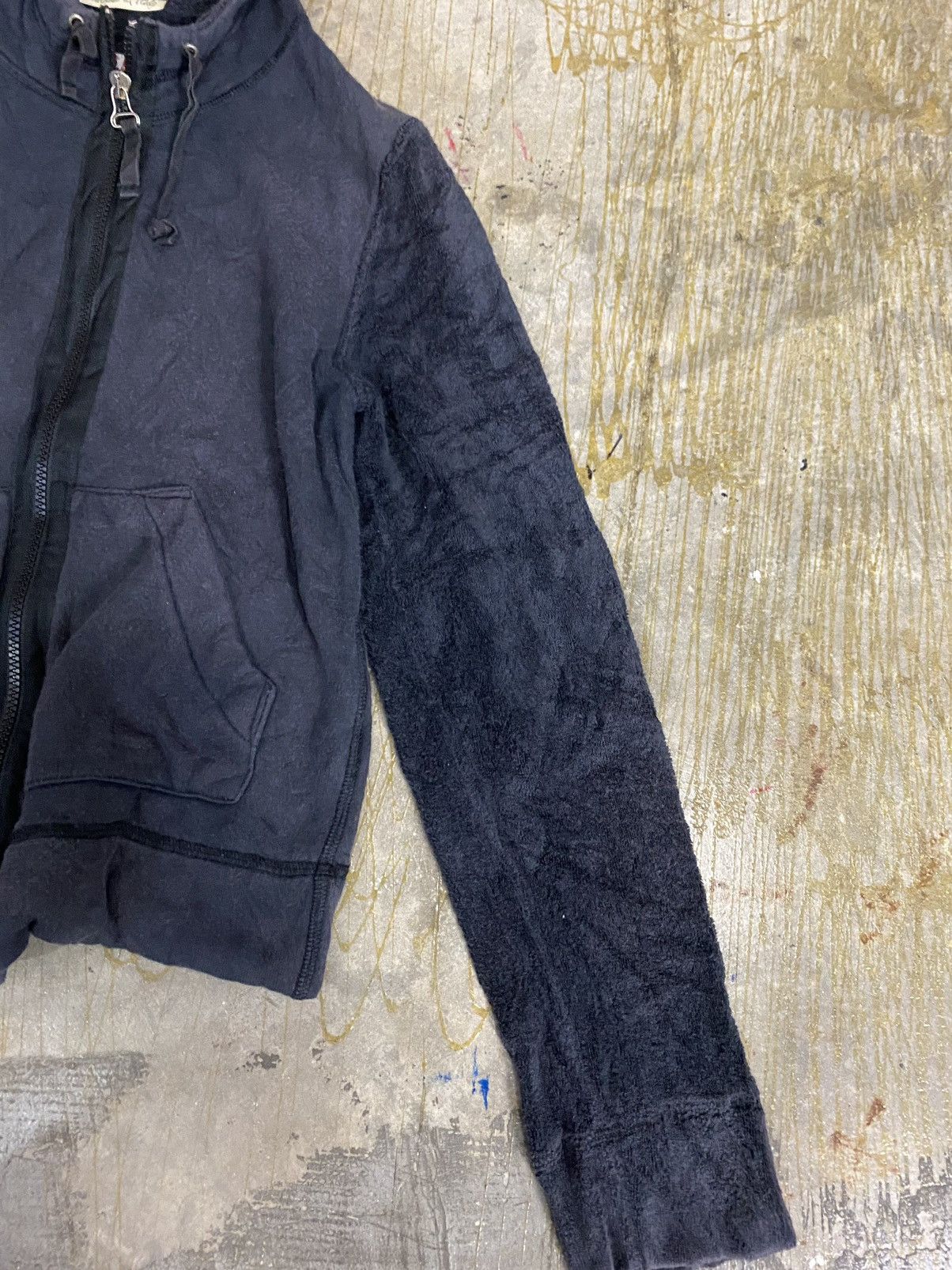 Jean Paul Gaultier 90s JPG sleeve sweat towel cotton hybrid hoodie Size S / US 4 / IT 40 - 5 Thumbnail