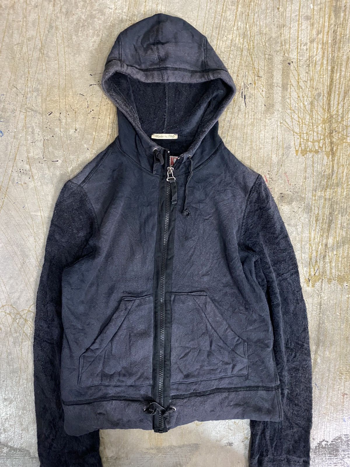Jean Paul Gaultier 90s JPG sleeve sweat towel cotton hybrid hoodie Size S / US 4 / IT 40 - 3 Thumbnail