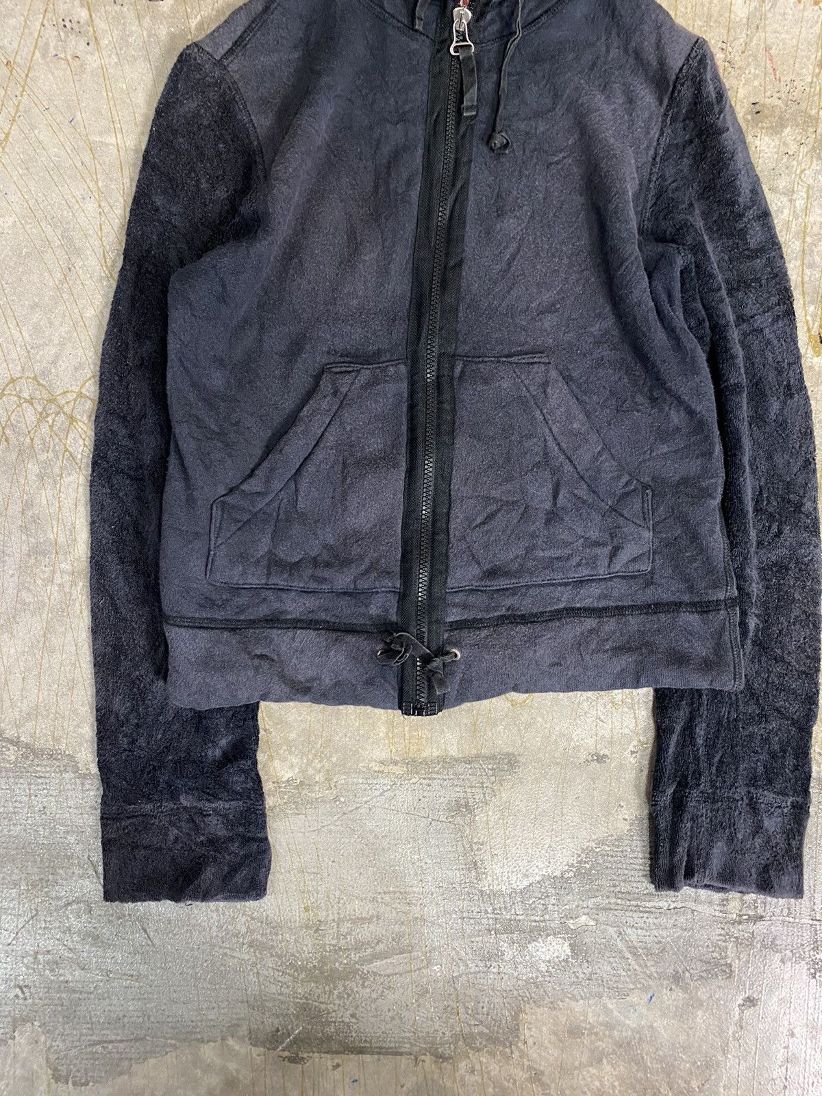 Jean Paul Gaultier 90s JPG sleeve sweat towel cotton hybrid hoodie Size S / US 4 / IT 40 - 4 Thumbnail