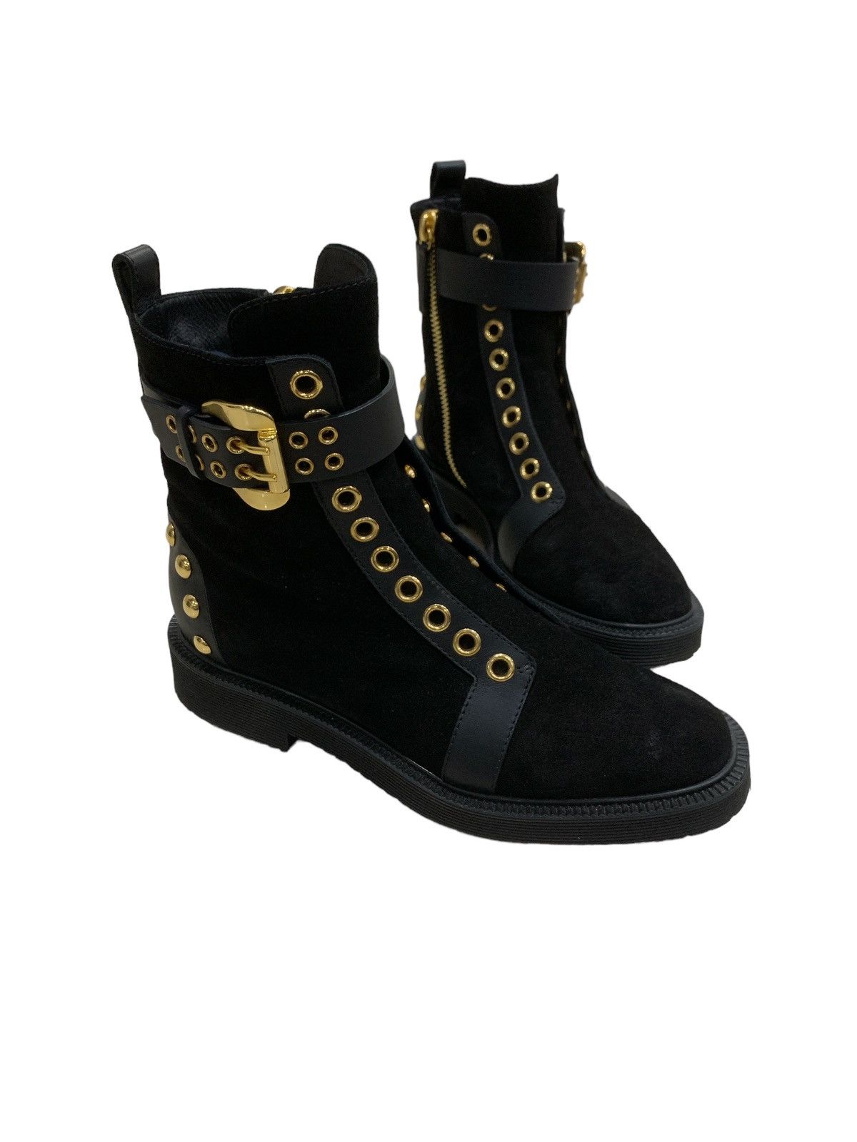 Giuseppe Zanotti GIUSEPPE ZANOTTI MOTO COMBAT BIKER STUDDED BOOTS Size US 8 / IT 38 - 3 Thumbnail