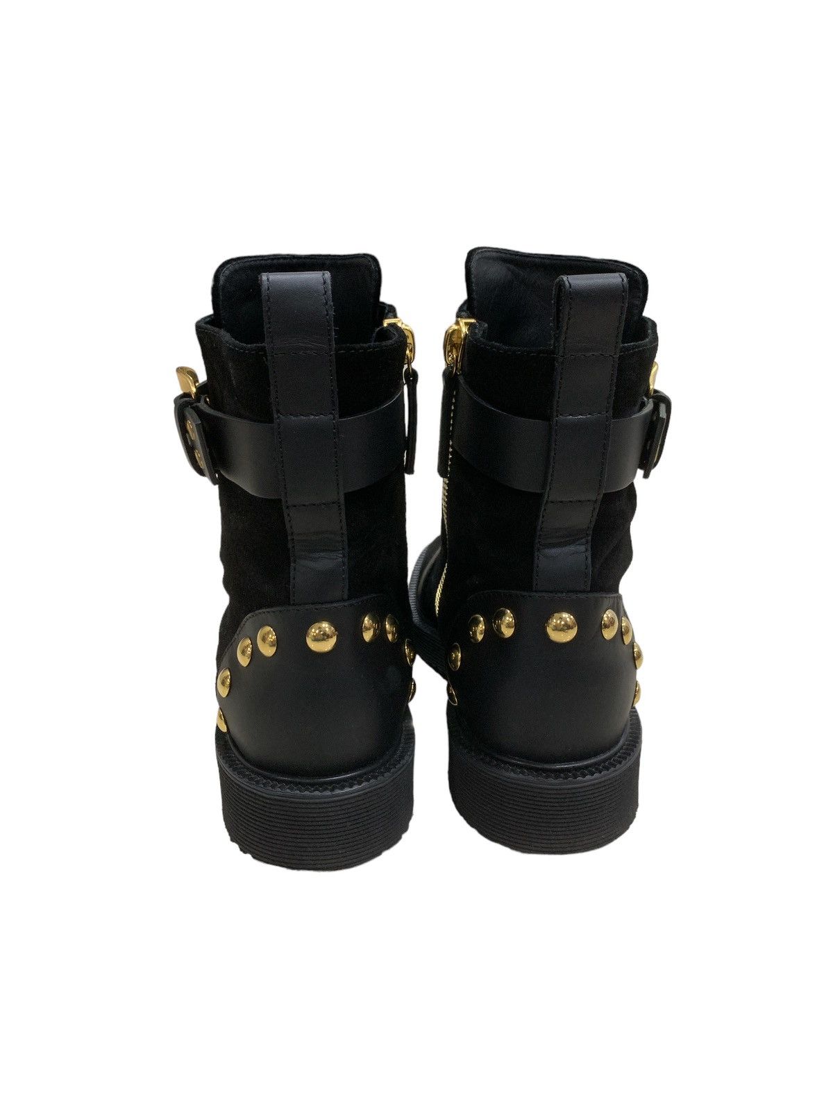 Giuseppe Zanotti GIUSEPPE ZANOTTI MOTO COMBAT BIKER STUDDED BOOTS Size US 8 / IT 38 - 4 Thumbnail