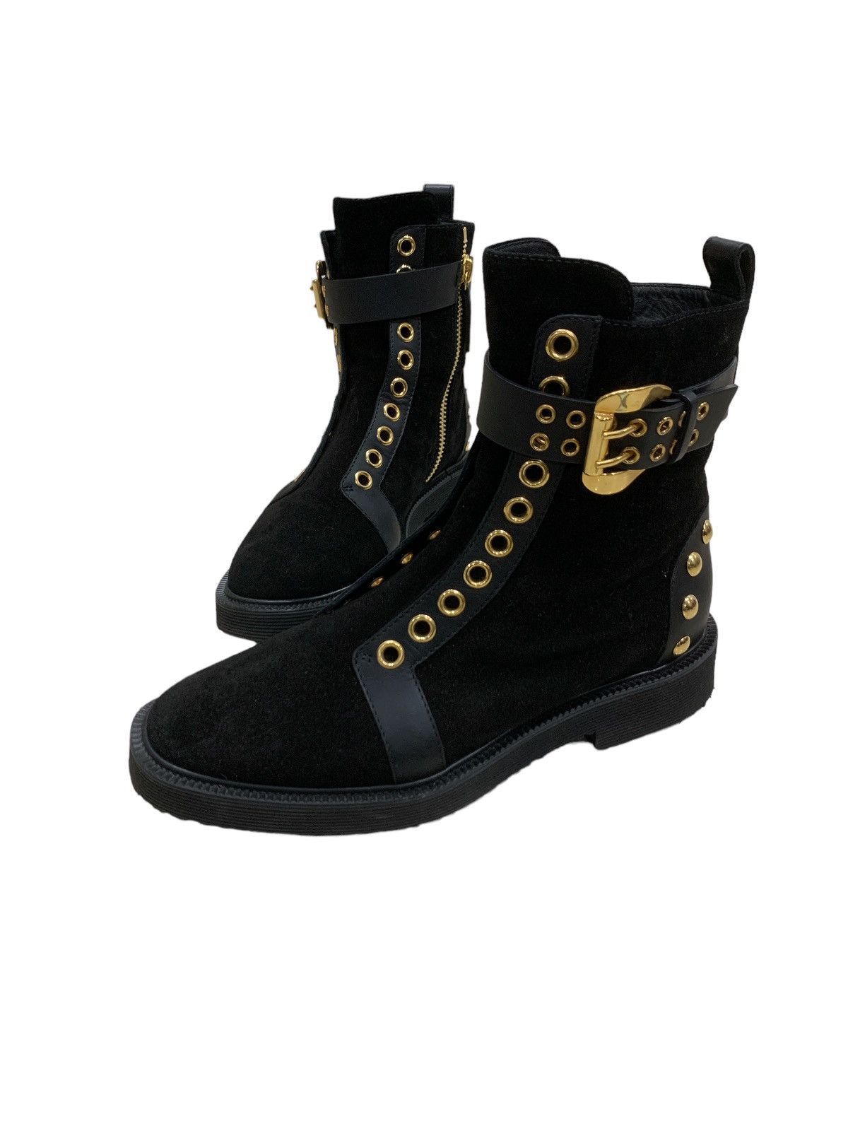 Giuseppe Zanotti GIUSEPPE ZANOTTI MOTO COMBAT BIKER STUDDED BOOTS Size US 8 / IT 38 - 1 Thumbnail