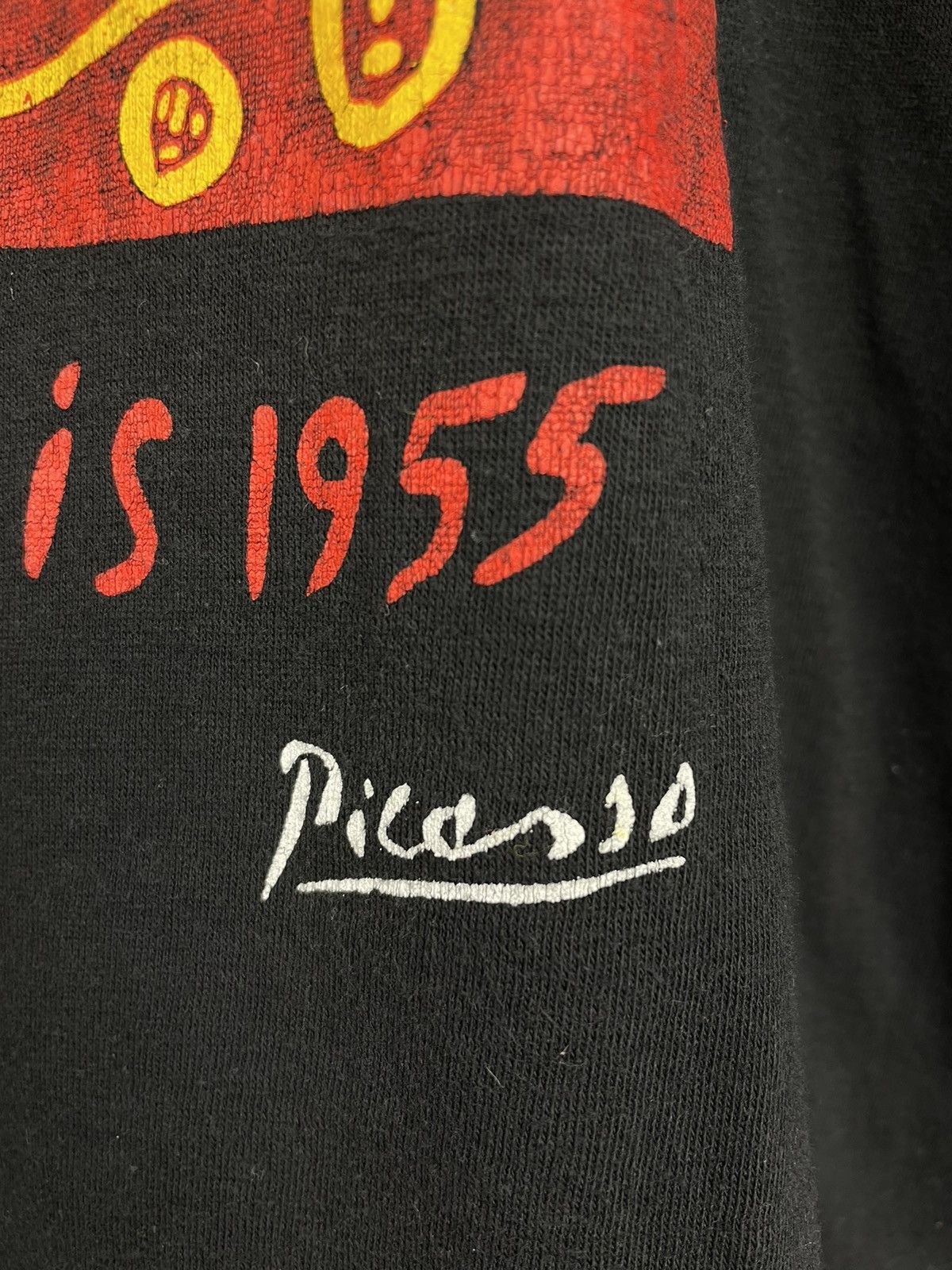 Vintage Vintage 90s Picasso pop art TOROS art t shirt Size US L / EU 52-54 / 3 - 4 Thumbnail