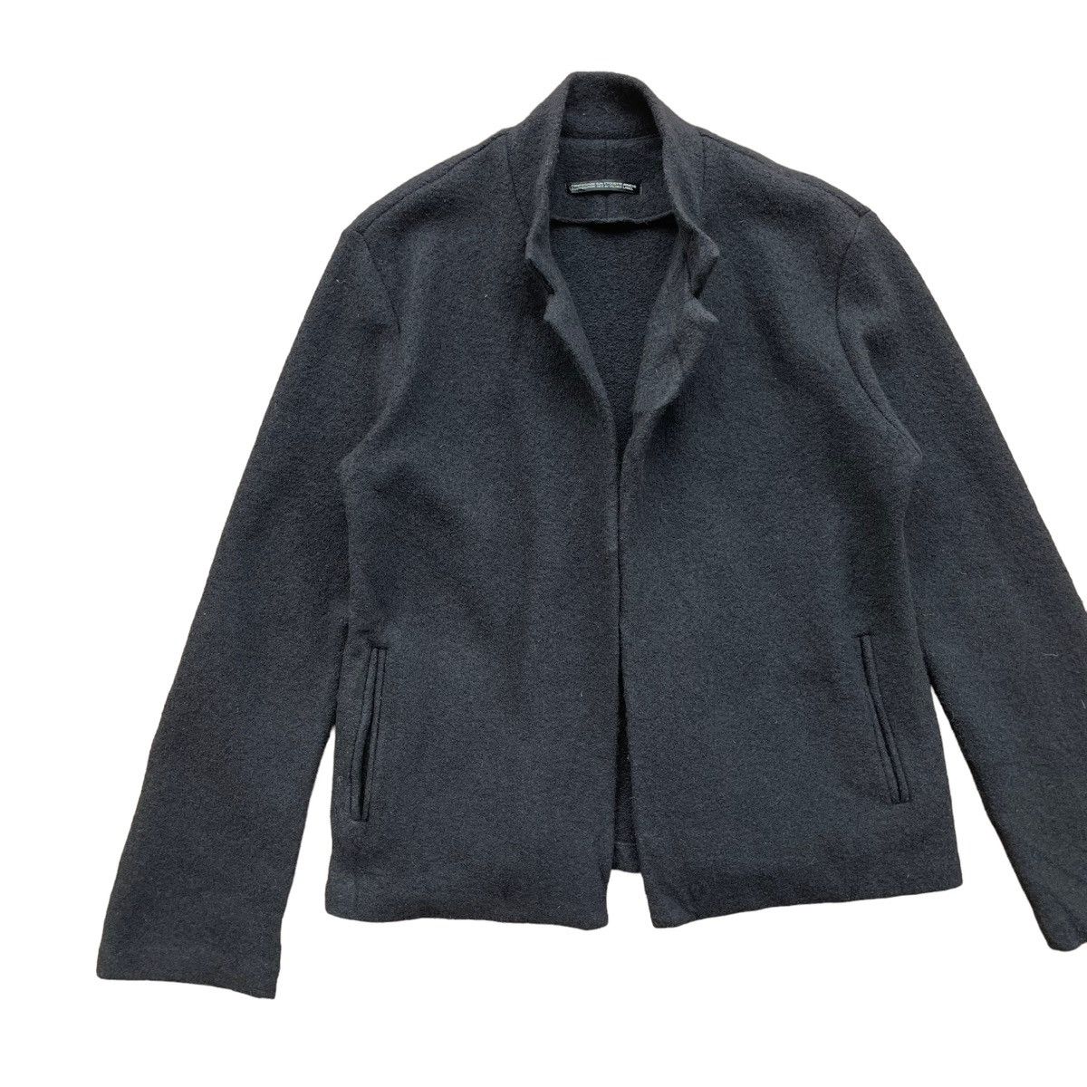 Yohji Yamamoto 💥 ICONIC BLACK YOHJI YAMAMOTO + NOIR JACKET Size M / US 6-8 / IT 42-44 - 8 Thumbnail