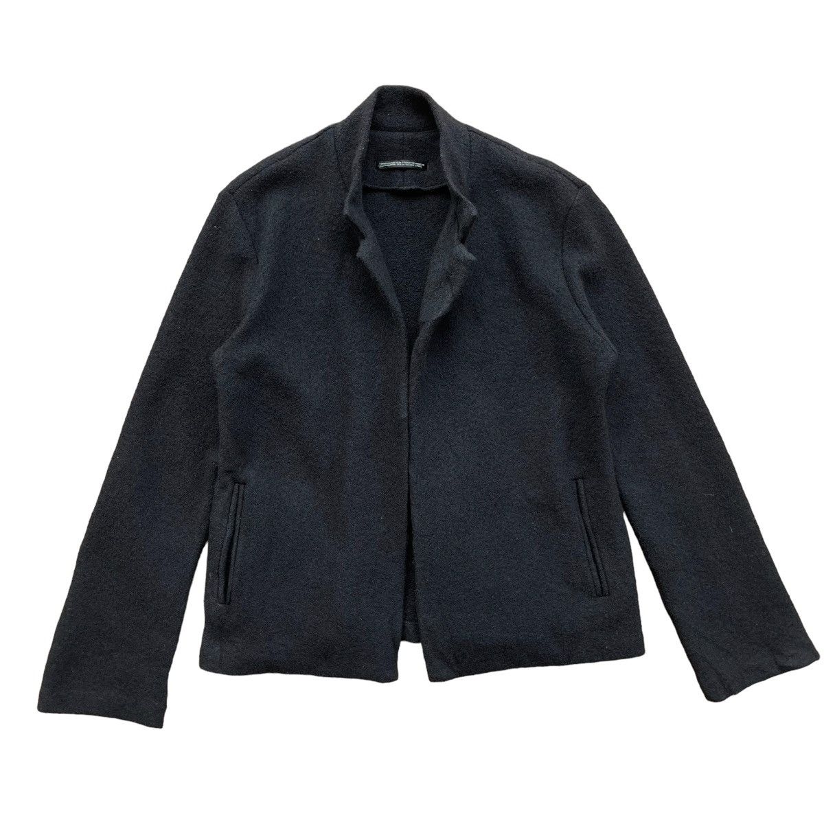 Yohji Yamamoto 💥 ICONIC BLACK YOHJI YAMAMOTO + NOIR JACKET Size M / US 6-8 / IT 42-44 - 6 Thumbnail