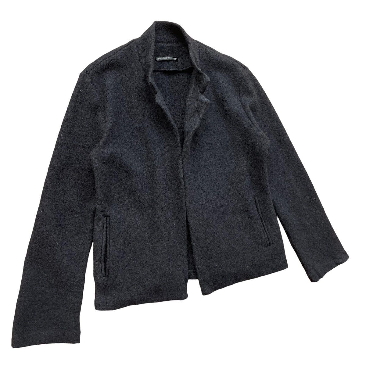 Yohji Yamamoto 💥 ICONIC BLACK YOHJI YAMAMOTO + NOIR JACKET Size M / US 6-8 / IT 42-44 - 10 Thumbnail