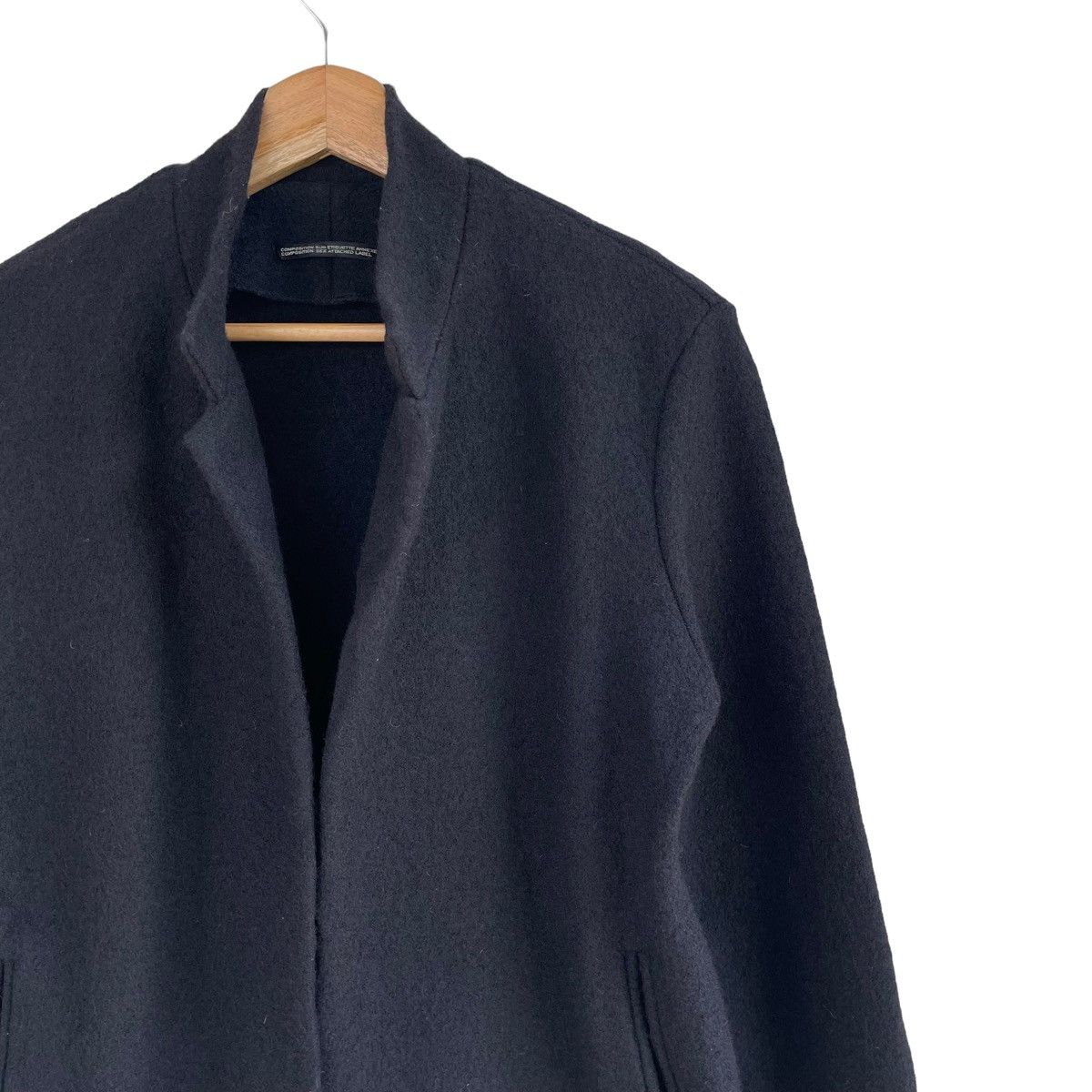 Yohji Yamamoto 💥 ICONIC BLACK YOHJI YAMAMOTO + NOIR JACKET Size M / US 6-8 / IT 42-44 - 3 Thumbnail