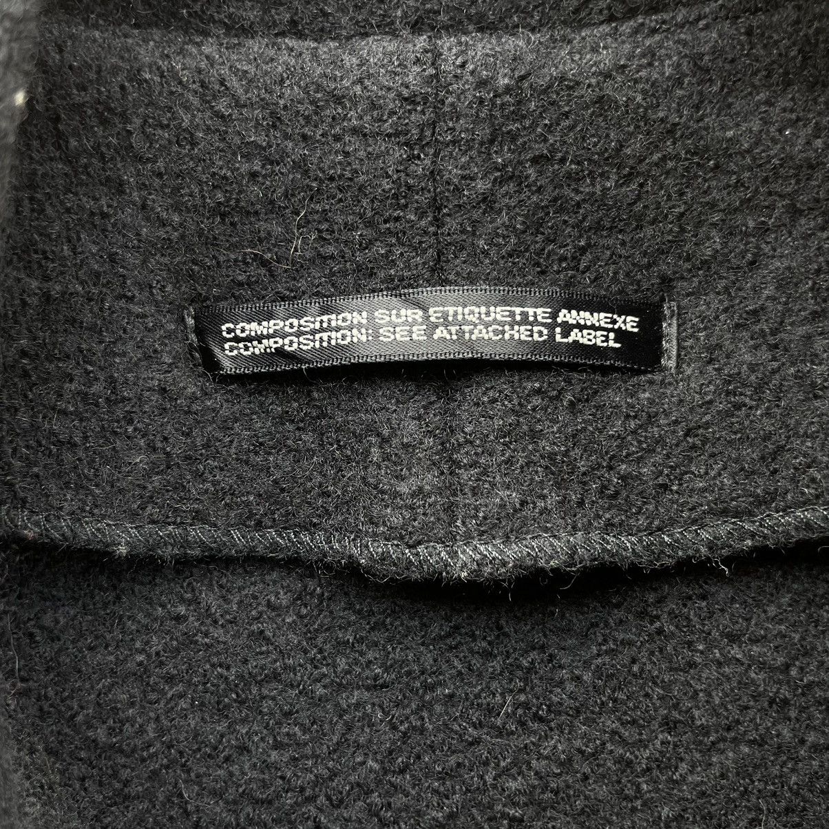 Yohji Yamamoto 💥 ICONIC BLACK YOHJI YAMAMOTO + NOIR JACKET Size M / US 6-8 / IT 42-44 - 13 Thumbnail