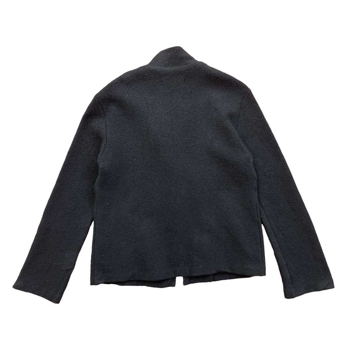 Yohji Yamamoto 💥 ICONIC BLACK YOHJI YAMAMOTO + NOIR JACKET Size M / US 6-8 / IT 42-44 - 12 Thumbnail