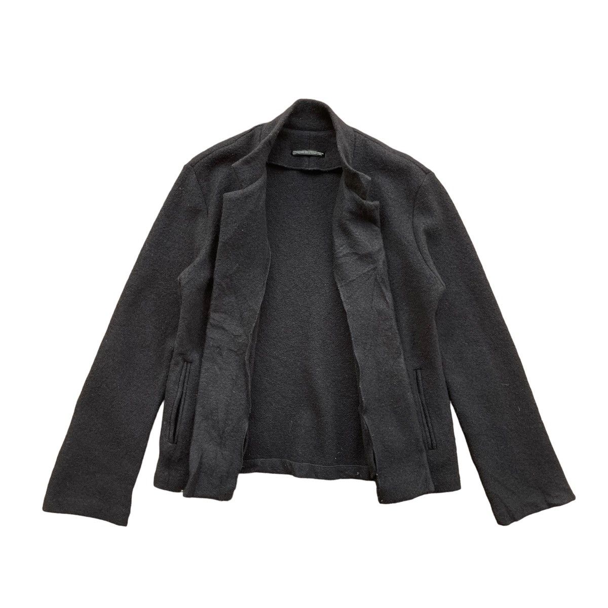 Yohji Yamamoto 💥 ICONIC BLACK YOHJI YAMAMOTO + NOIR JACKET Size M / US 6-8 / IT 42-44 - 11 Thumbnail
