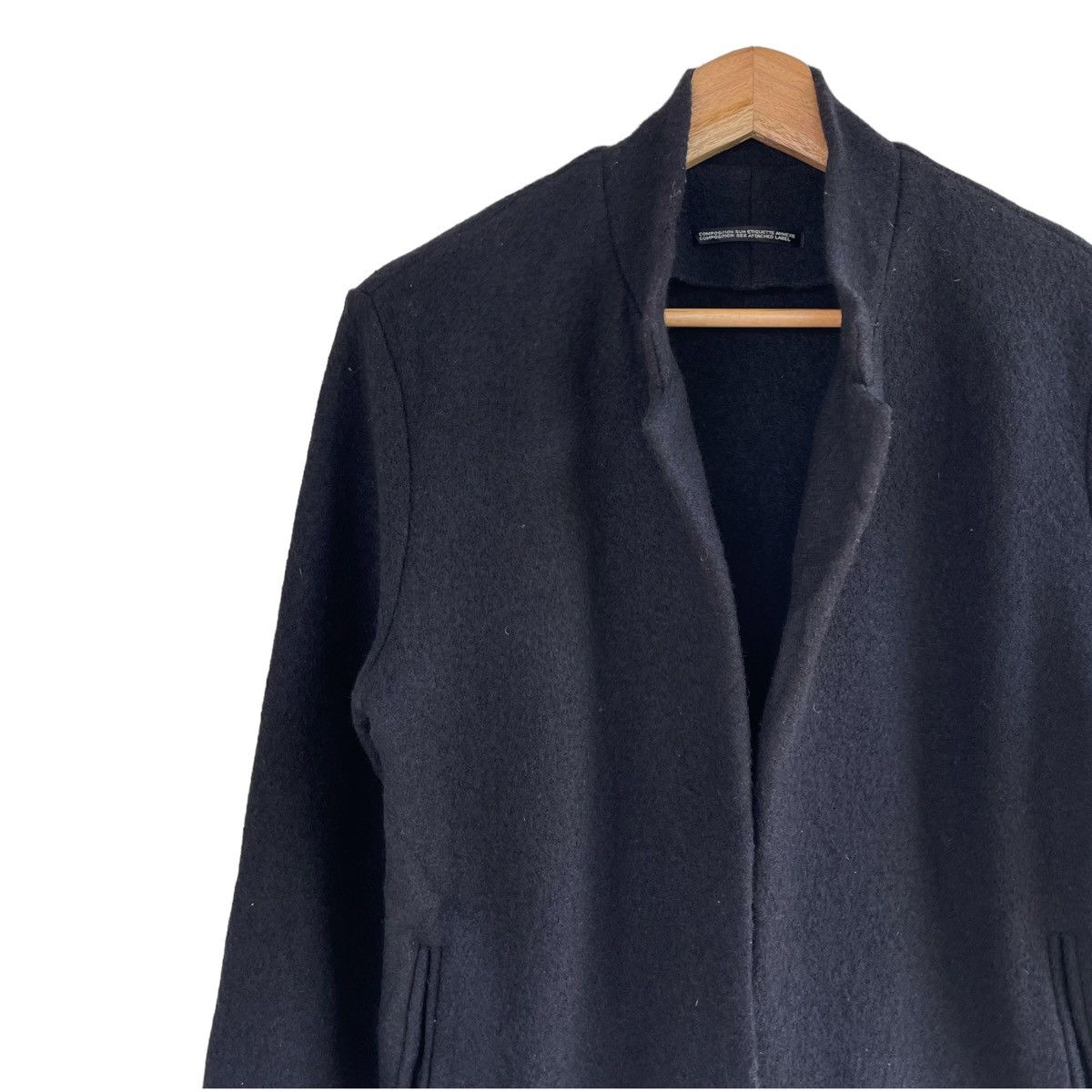 Yohji Yamamoto 💥 ICONIC BLACK YOHJI YAMAMOTO + NOIR JACKET Size M / US 6-8 / IT 42-44 - 4 Thumbnail
