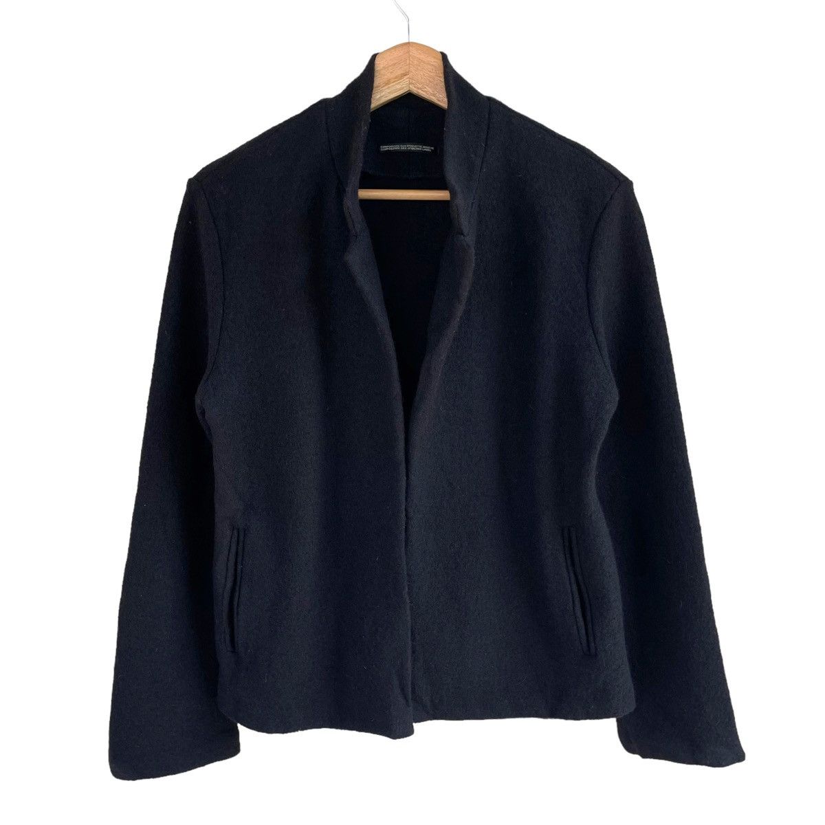Yohji Yamamoto 💥 ICONIC BLACK YOHJI YAMAMOTO + NOIR JACKET Size M / US 6-8 / IT 42-44 - 1 Thumbnail