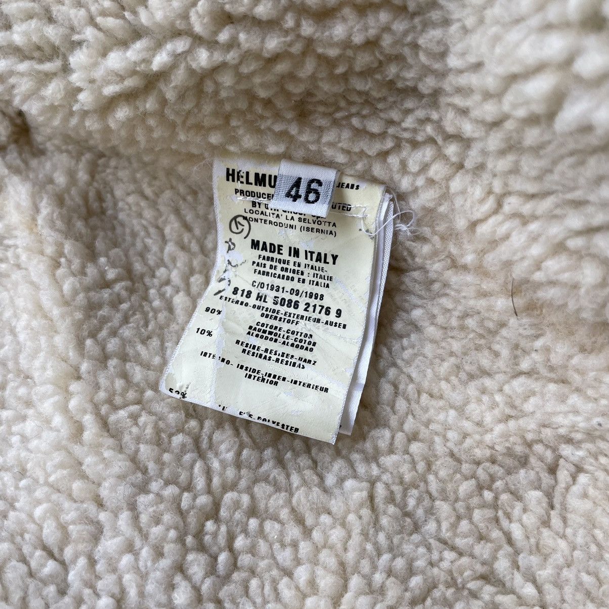 Helmut Lang × Vintage VERYRARE💥SS98 Helmut Lang Archive Military Sherpa Parka Size US L / EU 52-54 / 3 - 13 Thumbnail