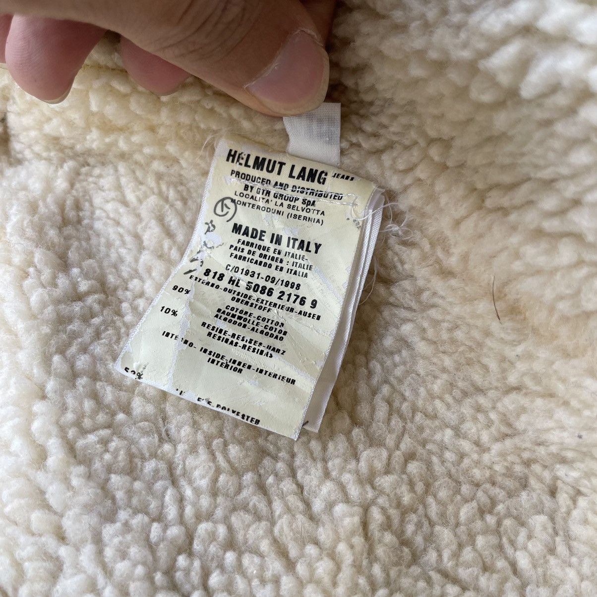 Helmut Lang × Vintage VERYRARE💥SS98 Helmut Lang Archive Military Sherpa Parka Size US L / EU 52-54 / 3 - 14 Thumbnail