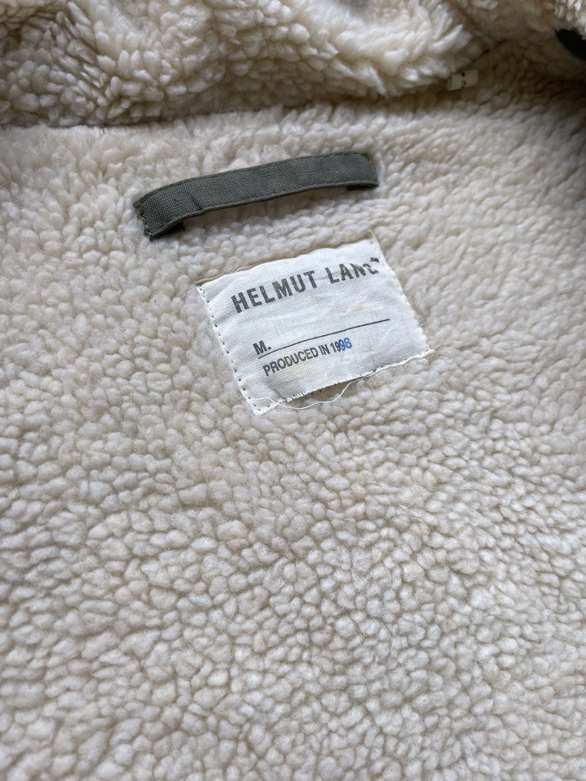 Helmut Lang × Vintage VERYRARE💥SS98 Helmut Lang Archive Military Sherpa Parka Size US L / EU 52-54 / 3 - 12 Thumbnail