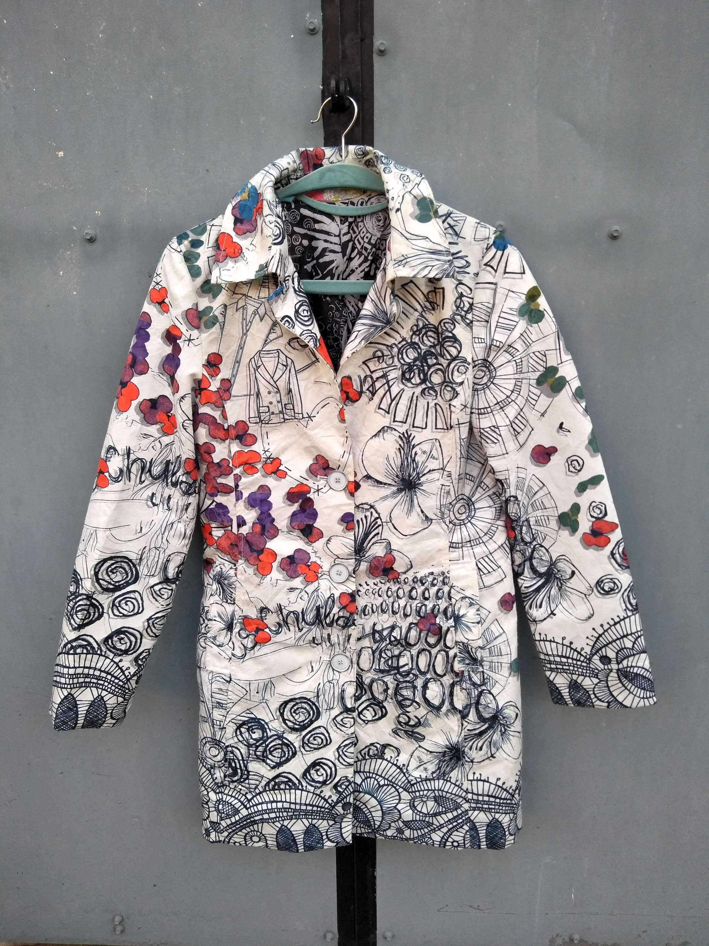 Desigual LEFT BUTTONED LIGHT JACKETS OVERPRINTED Size M / US 6-8 / IT 42-44 - 1 Thumbnail