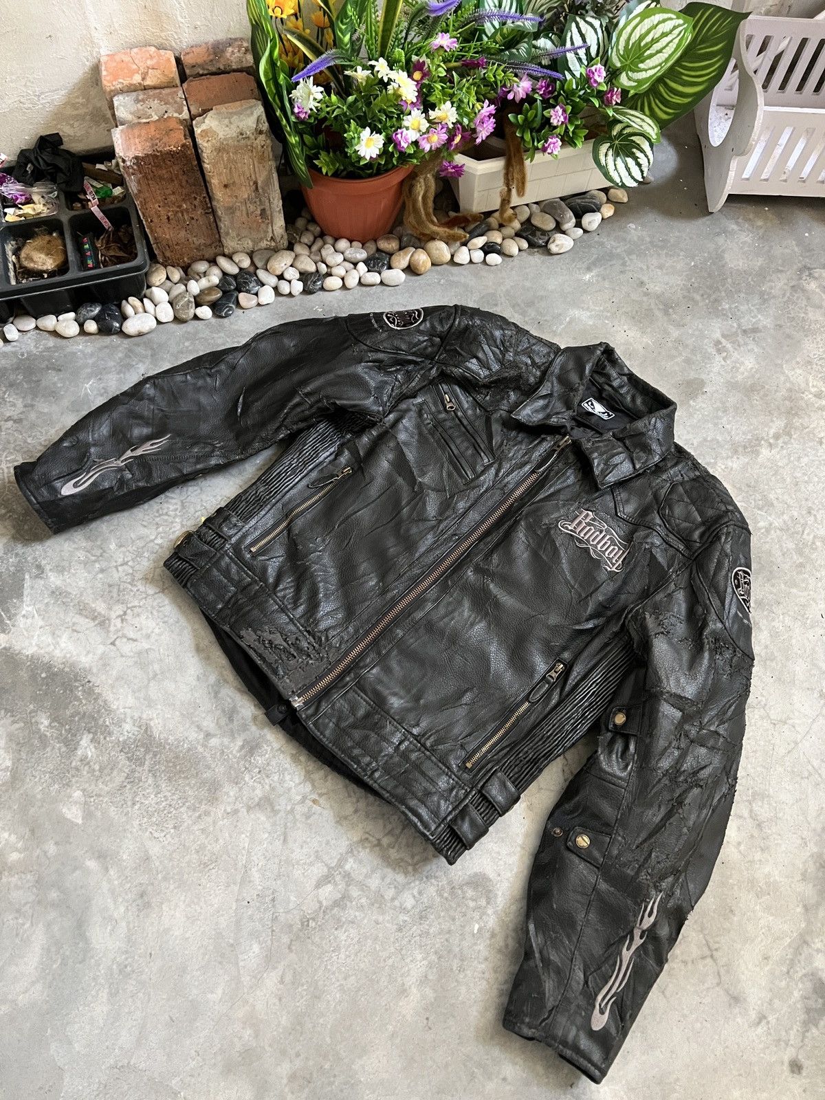 Vintage Vintage 80s USA Bad Boy Racing Leather Jacket Size US L / EU 52-54 / 3 - 4 Thumbnail