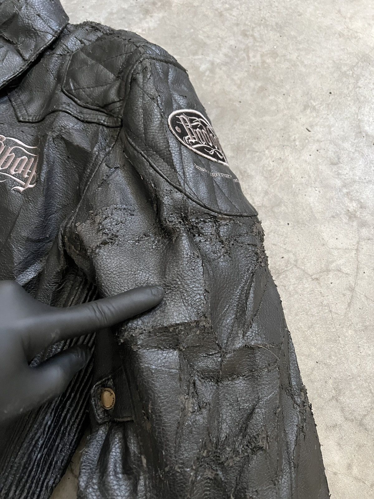 Vintage Vintage 80s USA Bad Boy Racing Leather Jacket Size US L / EU 52-54 / 3 - 20 Thumbnail