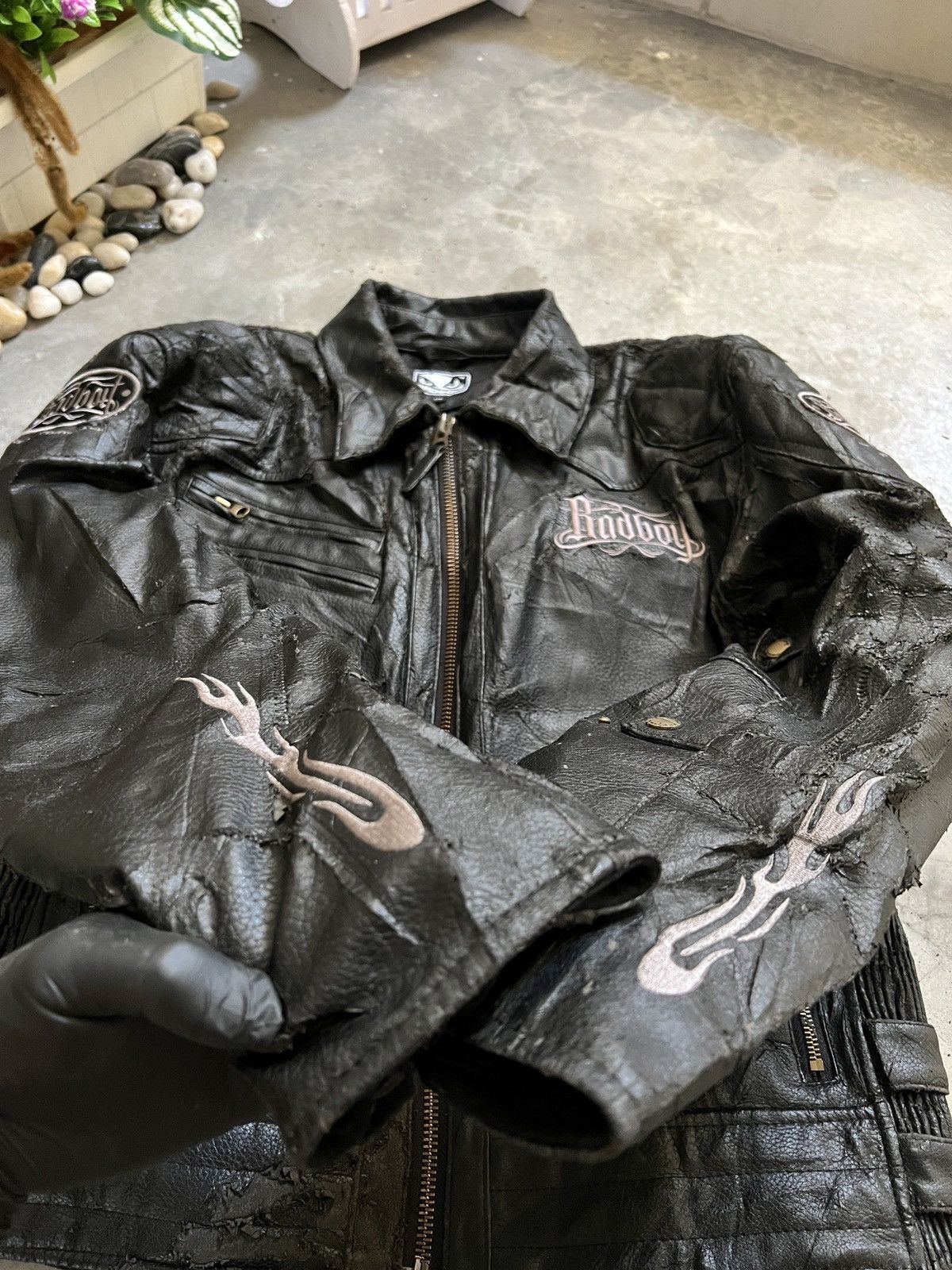 Vintage Vintage 80s USA Bad Boy Racing Leather Jacket Size US L / EU 52-54 / 3 - 9 Thumbnail