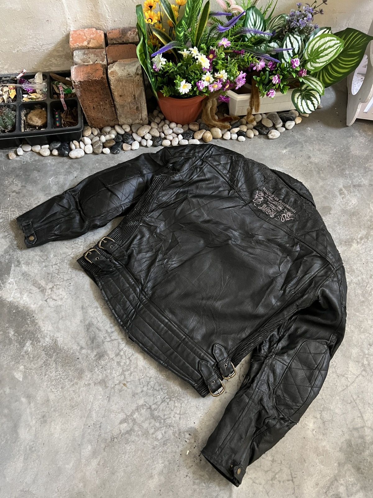Vintage Vintage 80s USA Bad Boy Racing Leather Jacket Size US L / EU 52-54 / 3 - 7 Thumbnail
