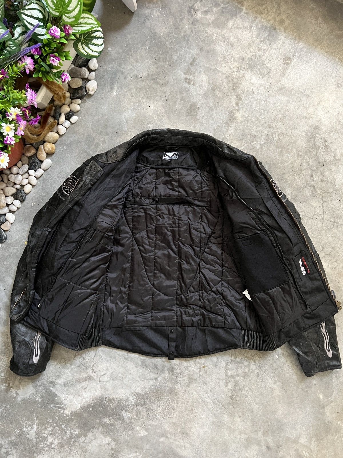 Vintage Vintage 80s USA Bad Boy Racing Leather Jacket Size US L / EU 52-54 / 3 - 10 Thumbnail