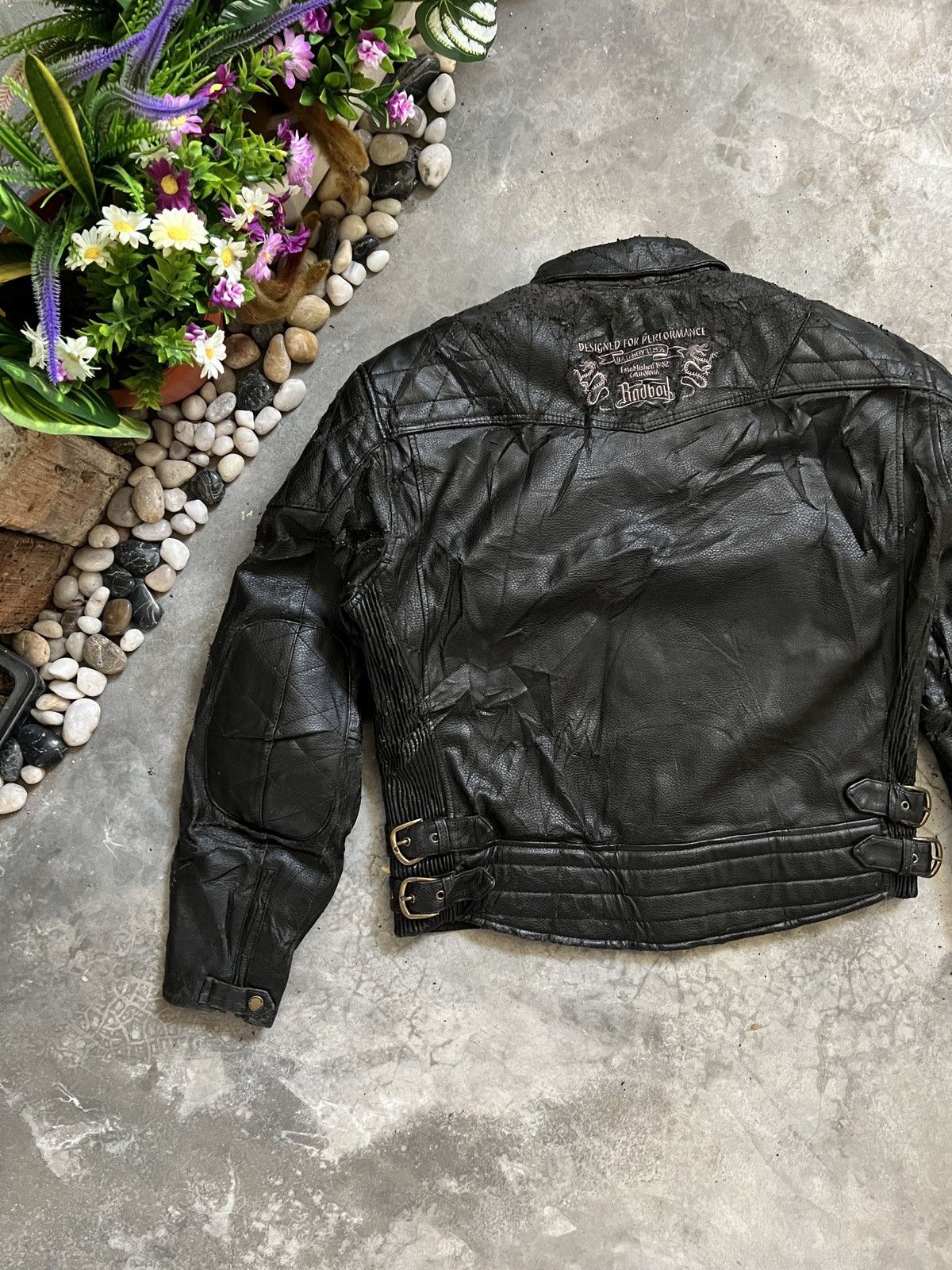 Vintage Vintage 80s USA Bad Boy Racing Leather Jacket Size US L / EU 52-54 / 3 - 6 Thumbnail