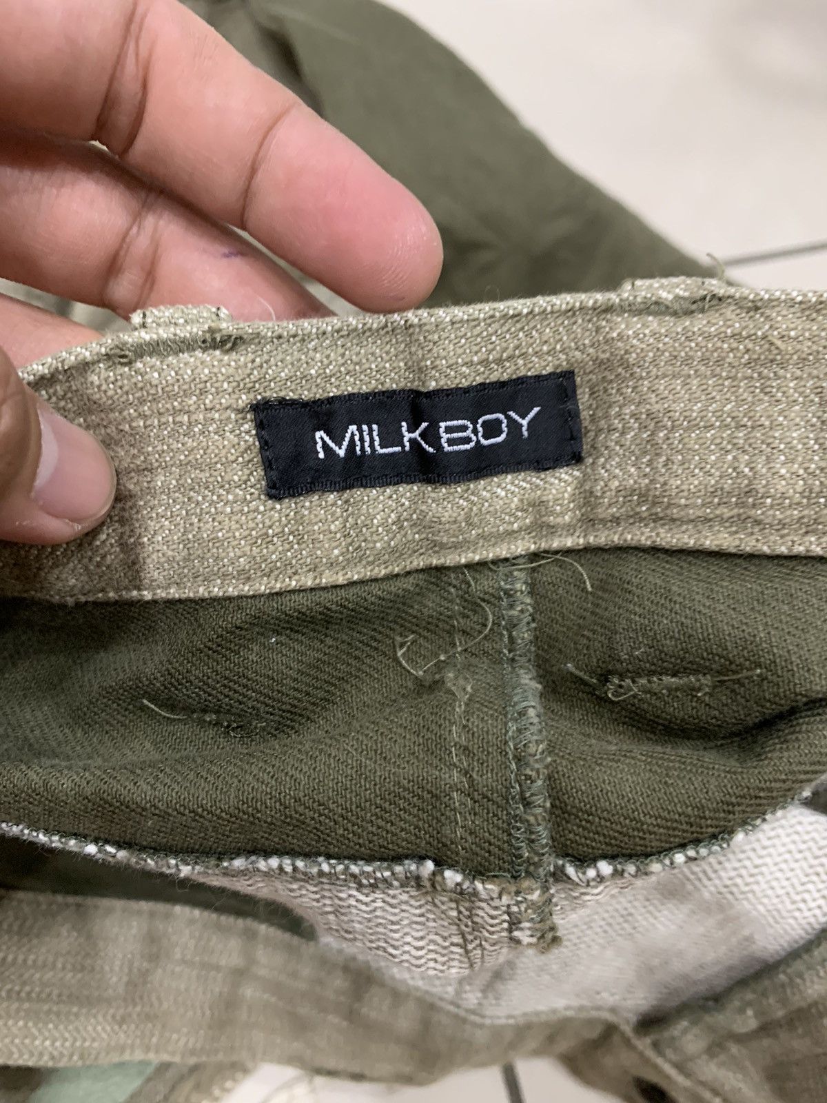 Japanese Brand MILKBOY 6 POCKETS TACTICAL CARGO PANTS Size US 32 / EU 48 - 10 Thumbnail
