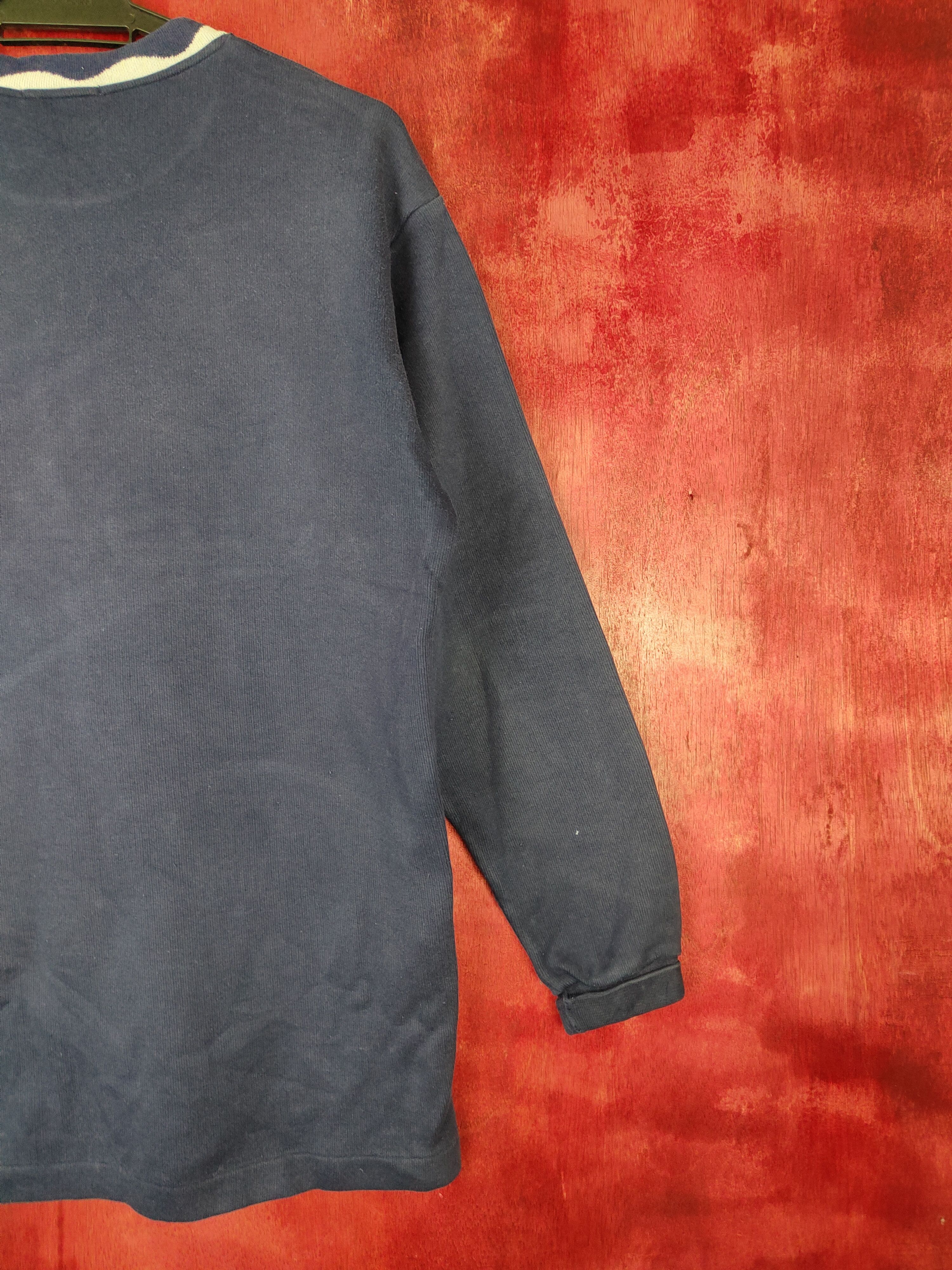 Courreges × Japanese Brand × Vintage Courreges Sport Futur Dark Blue Sweater #4930 Size US M / EU 48-50 / 2 - 8 Thumbnail