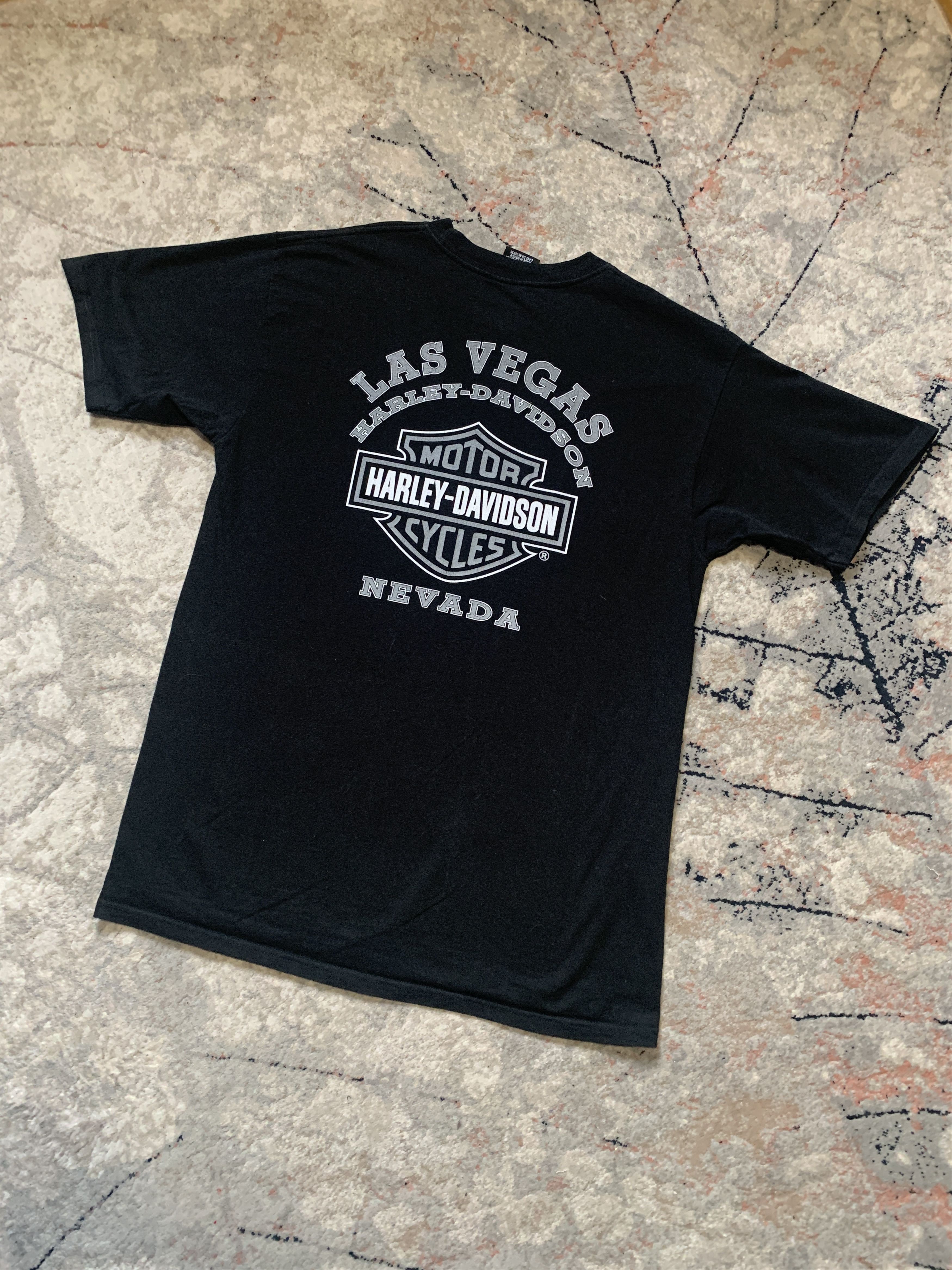 Harley Davidson × Vintage Harley-Davidson Nevada Vintage T-Shirt Size US L / EU 52-54 / 3 - 6 Thumbnail
