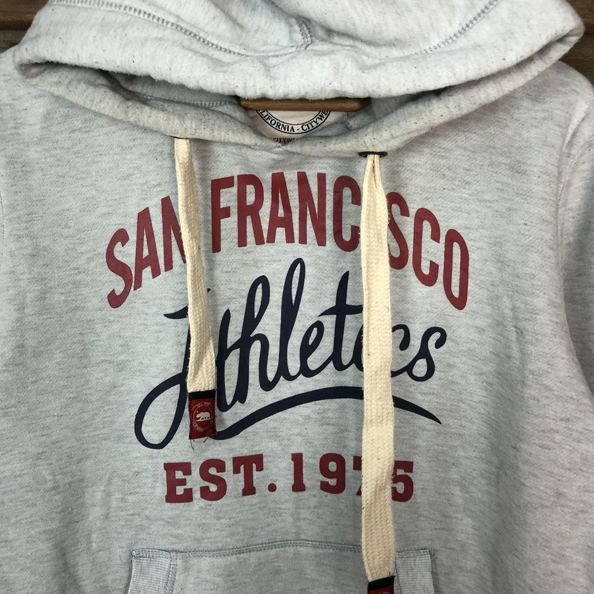 Japanese Brand California Citywear Grey Hoodie sweatshirt #4761 Size US M / EU 48-50 / 2 - 6 Thumbnail