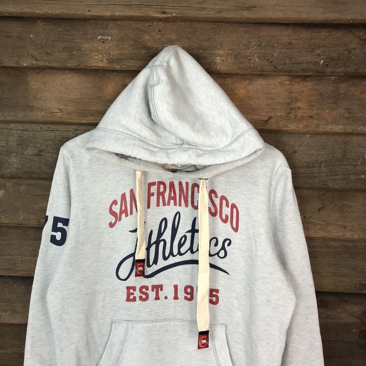 Japanese Brand California Citywear Grey Hoodie sweatshirt #4761 Size US M / EU 48-50 / 2 - 2 Thumbnail