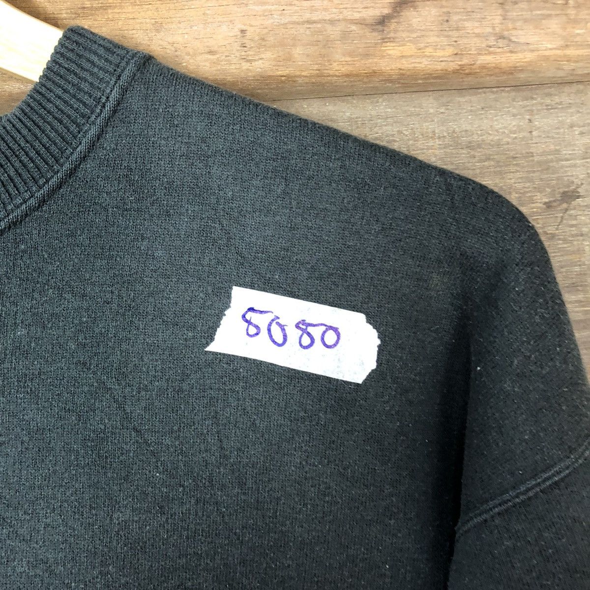 Japanese Brand × Vintage Big Logo Japan Black Sweatshirt #5050 Size US L / EU 52-54 / 3 - 8 Thumbnail
