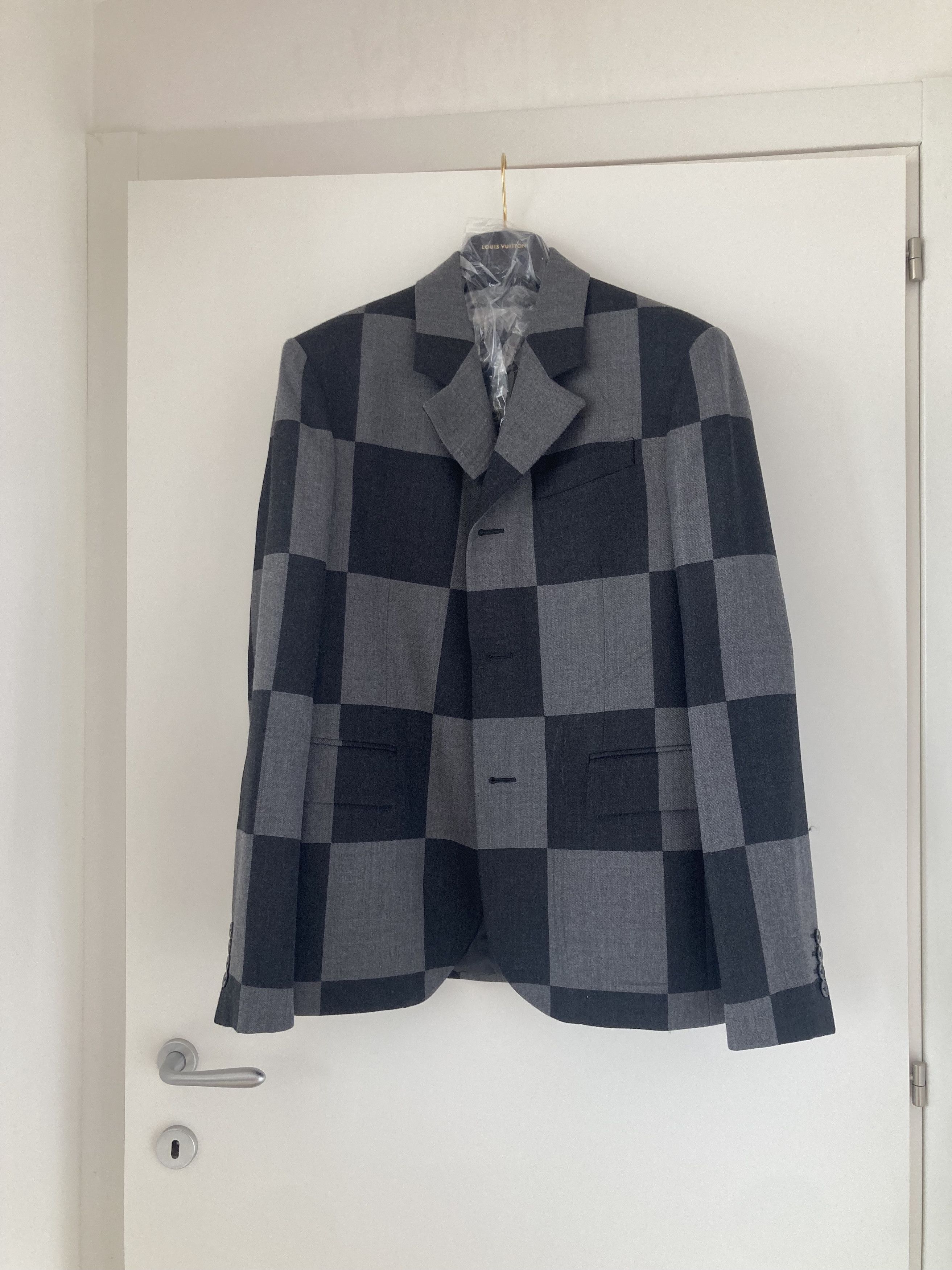 Louis Vuitton × Virgil Abloh LOUIS VUITTON VIRGIL ABLOH X NIGO DAMIER PATTERN BLAZER Size 48R - 2 Thumbnail