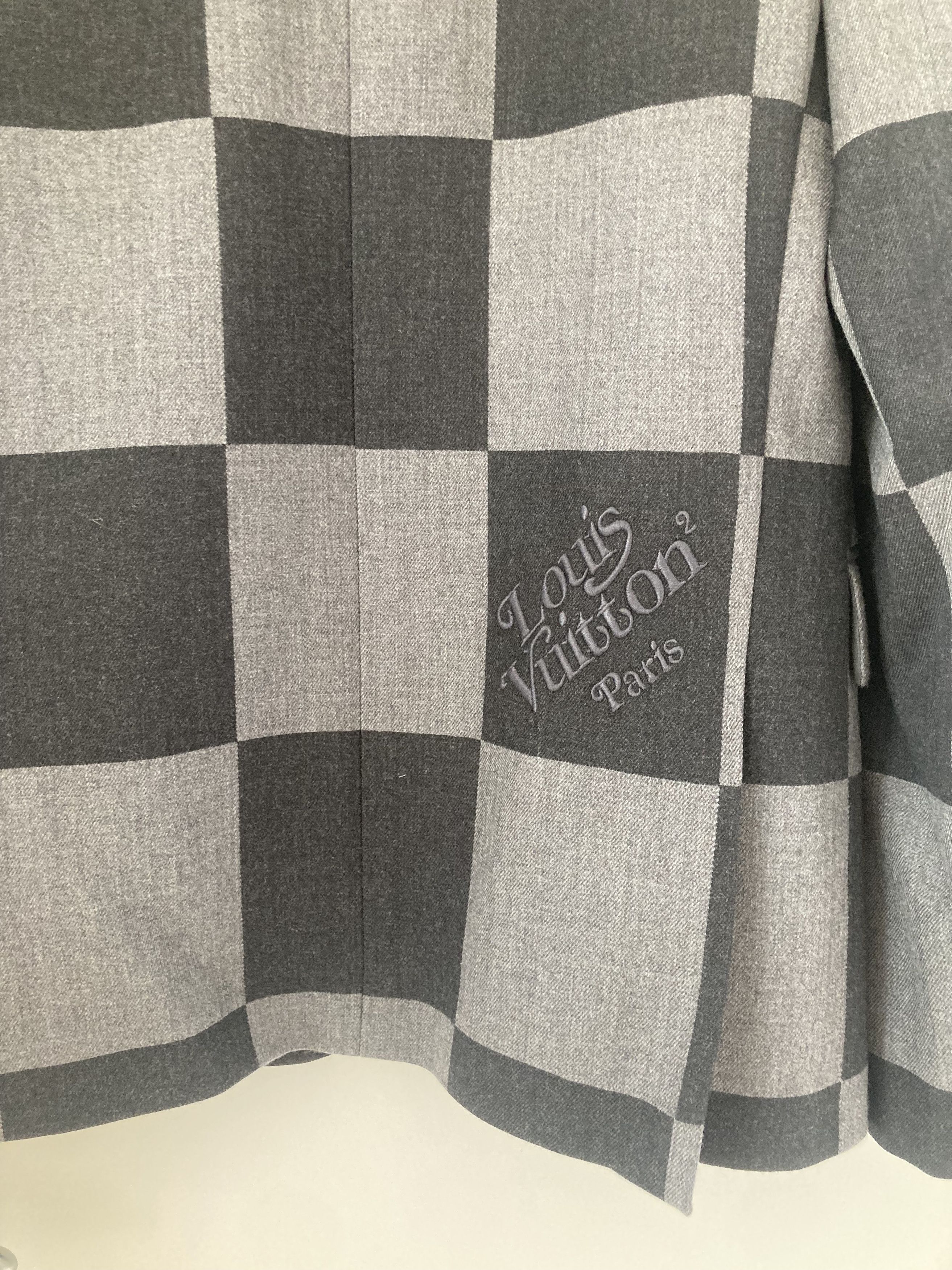 Louis Vuitton × Virgil Abloh LOUIS VUITTON VIRGIL ABLOH X NIGO DAMIER PATTERN BLAZER Size 48R - 5 Thumbnail