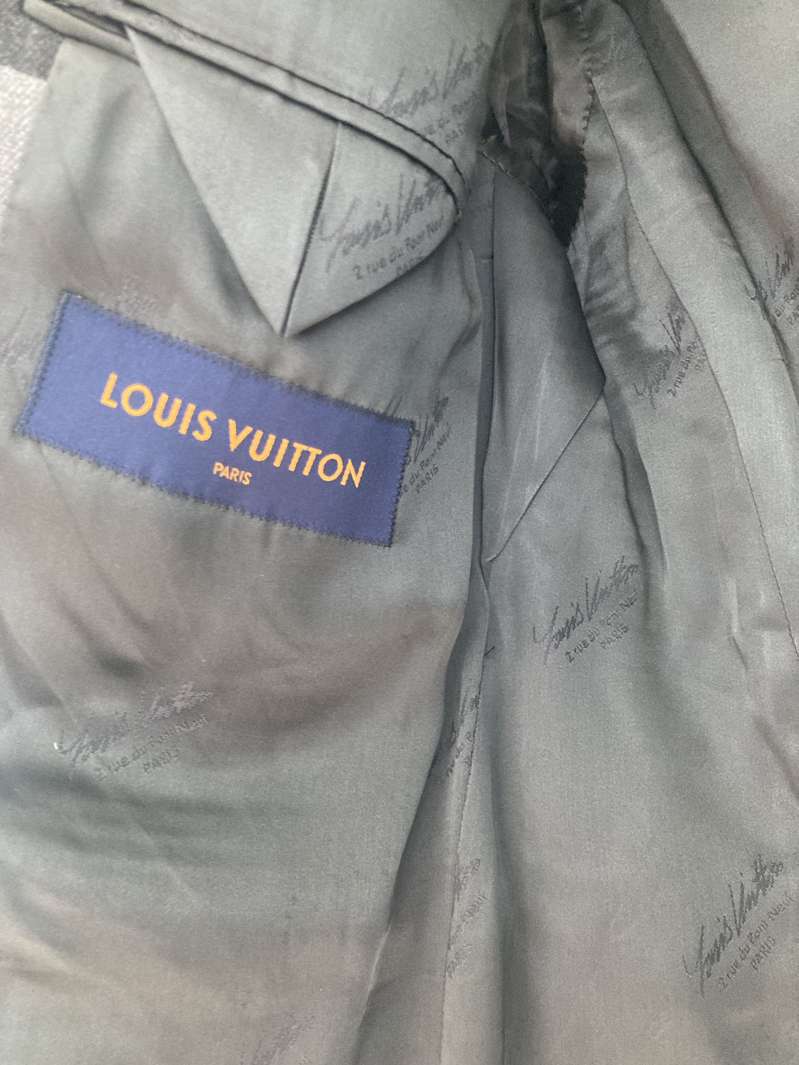 Louis Vuitton × Virgil Abloh LOUIS VUITTON VIRGIL ABLOH X NIGO DAMIER PATTERN BLAZER Size 48R - 6 Thumbnail