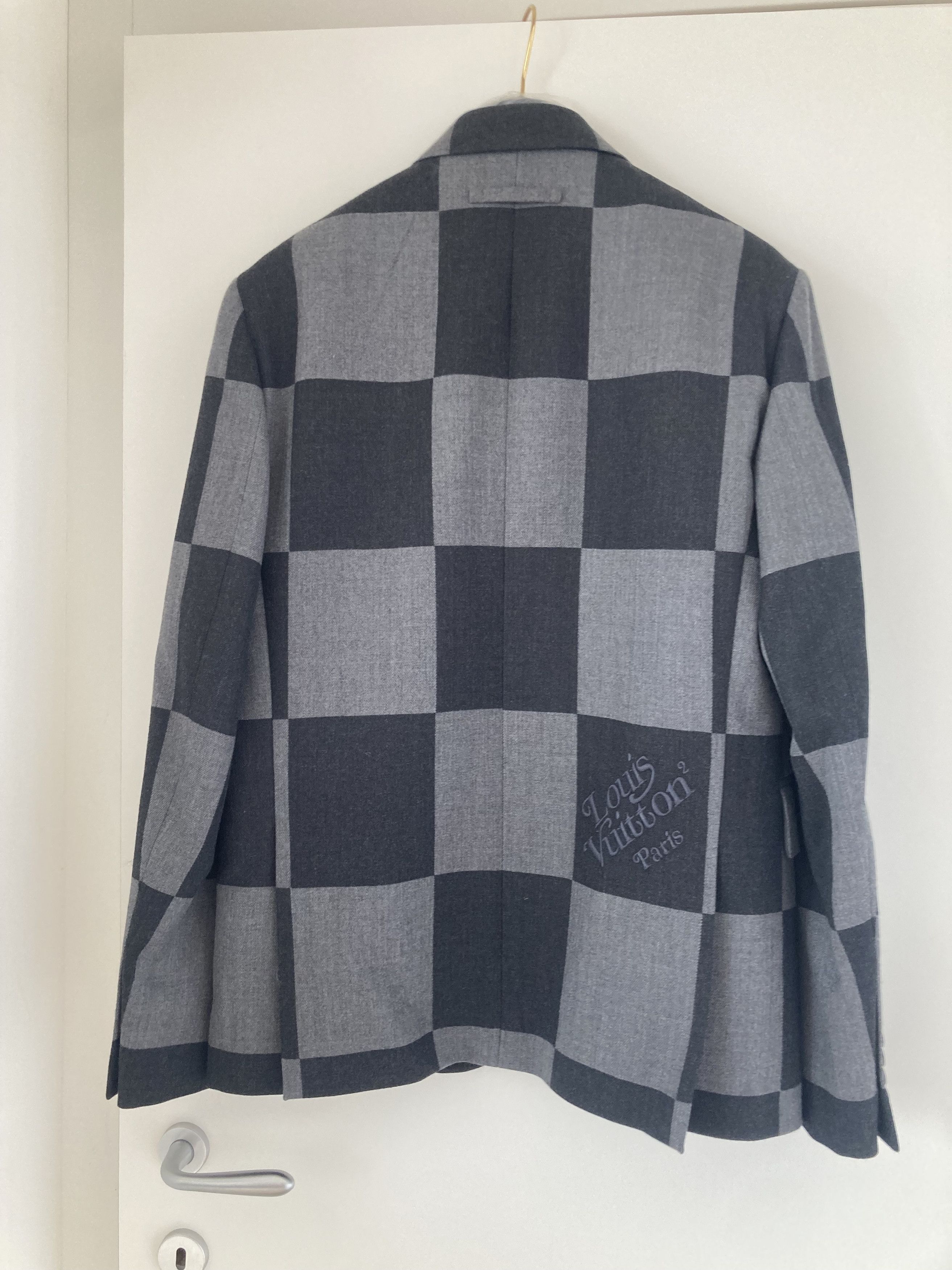 Louis Vuitton × Virgil Abloh LOUIS VUITTON VIRGIL ABLOH X NIGO DAMIER PATTERN BLAZER Size 48R - 3 Thumbnail